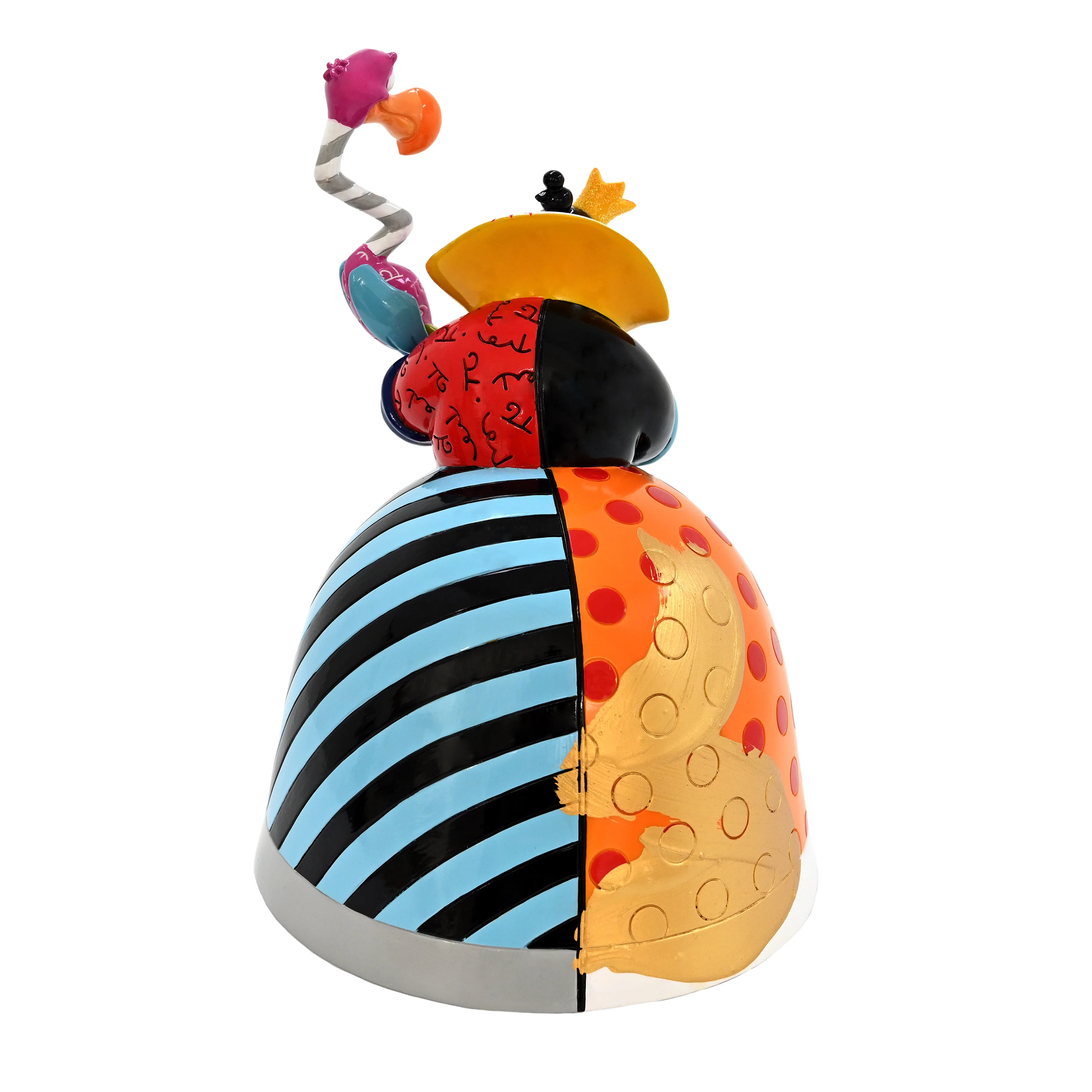 Queen Of Hearts - Disney By Britto - Original Touch Of Gold Sculpture - Image 3