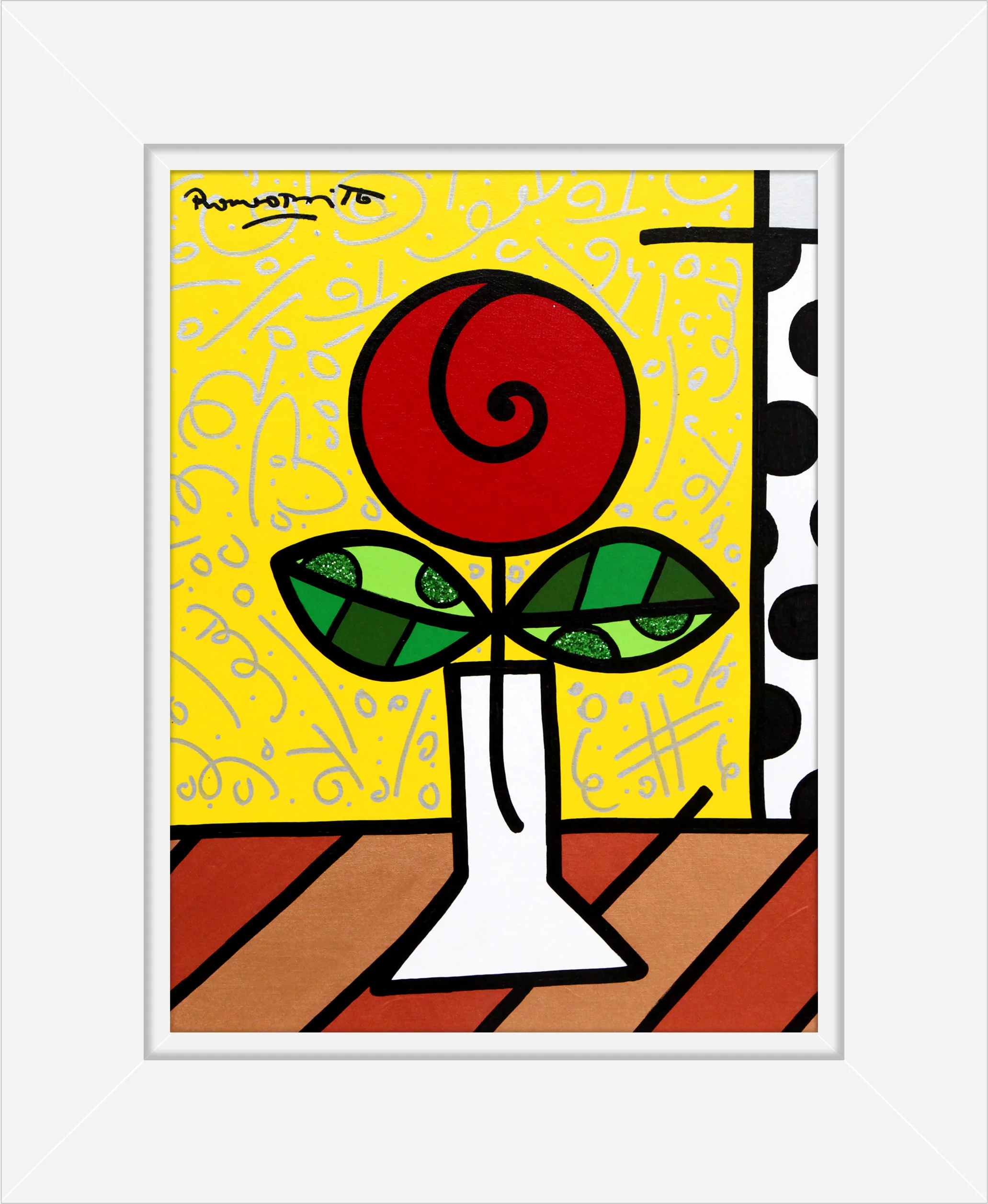 Red Flower - Original Painting - Image 17