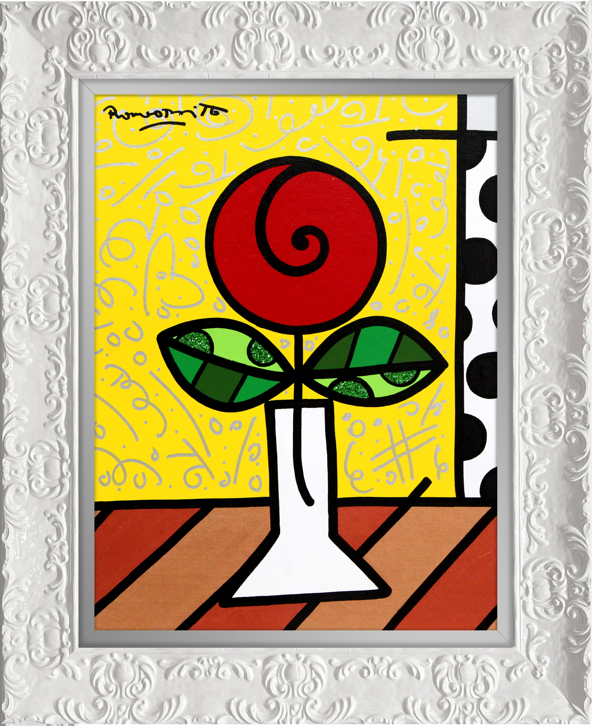 Red Flower - Original Painting - Image 18