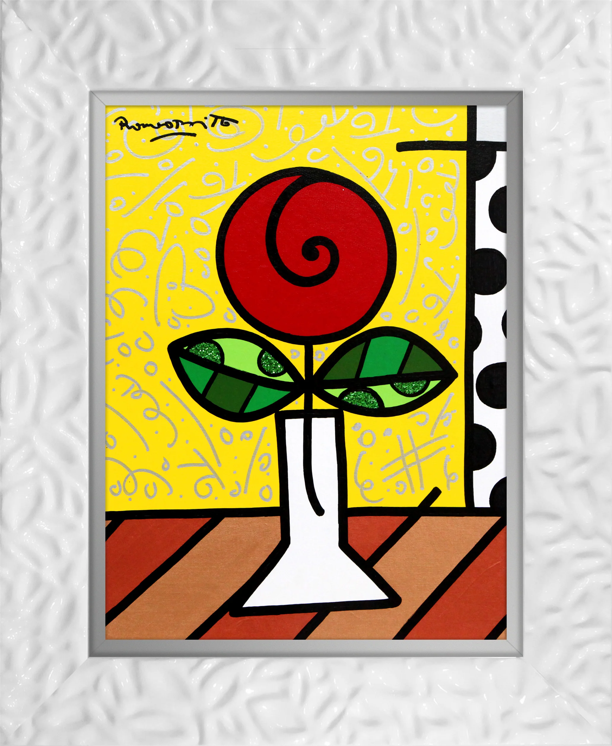 Red Flower - Original Painting - Image 20