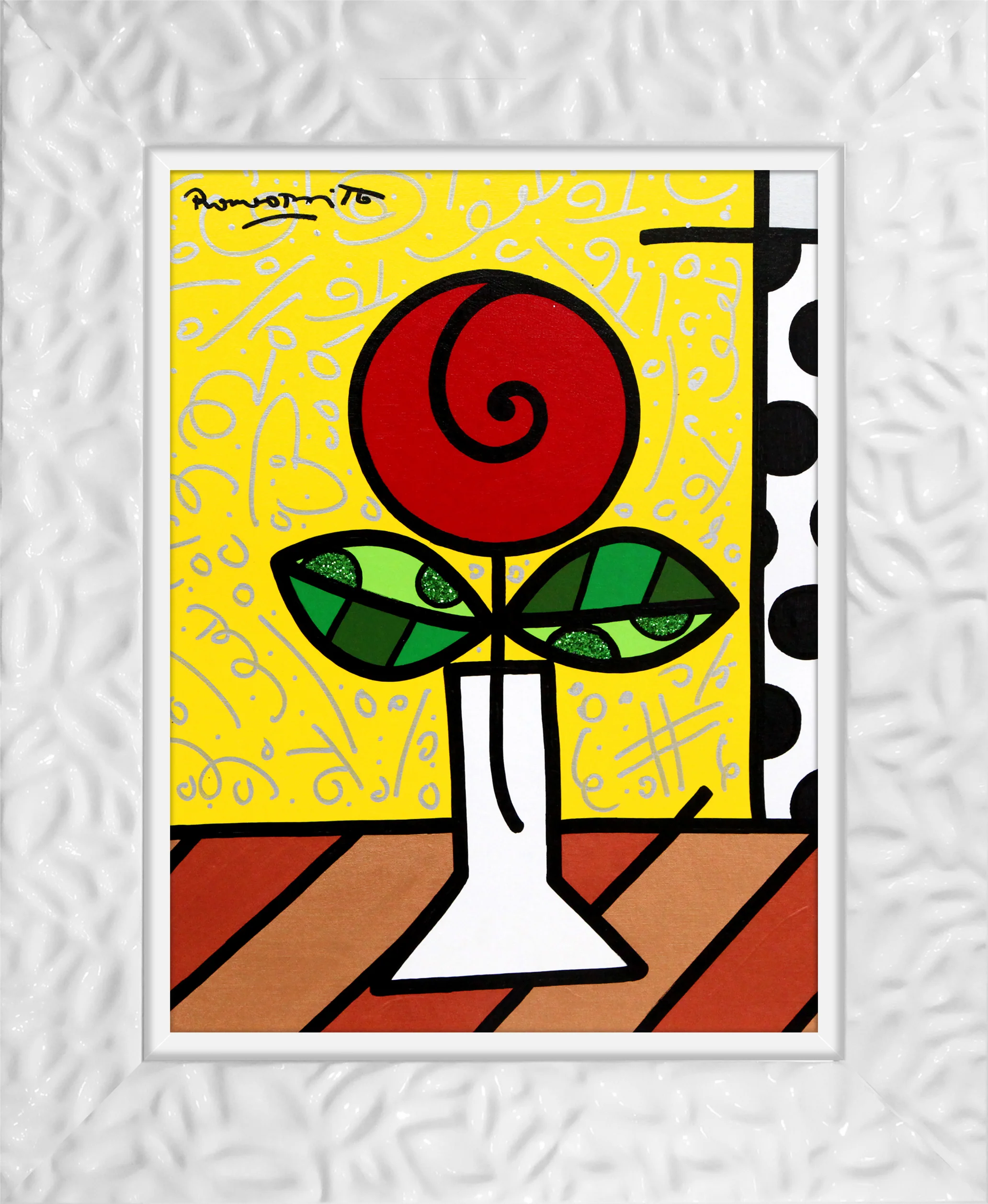 Red Flower - Original Painting - Image 21