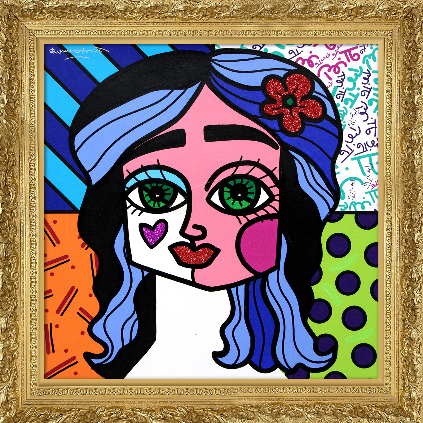 RED FLOWER -  Original Painting - Image 15