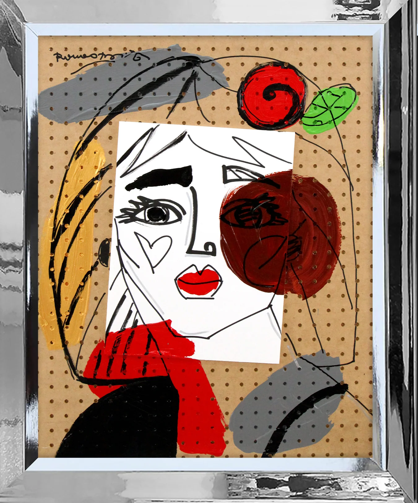 Red Flower - Original Painting - Image 11