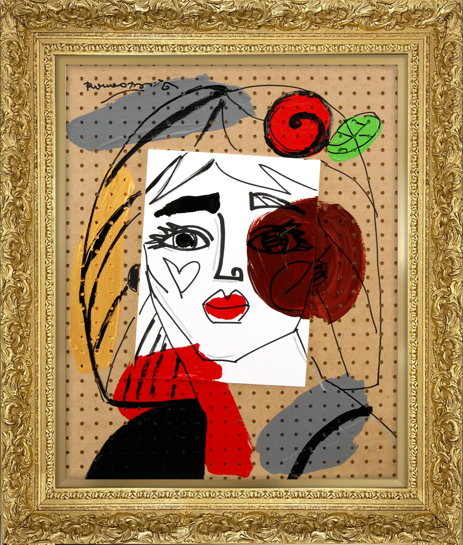 Red Flower - Original Painting - Image 12
