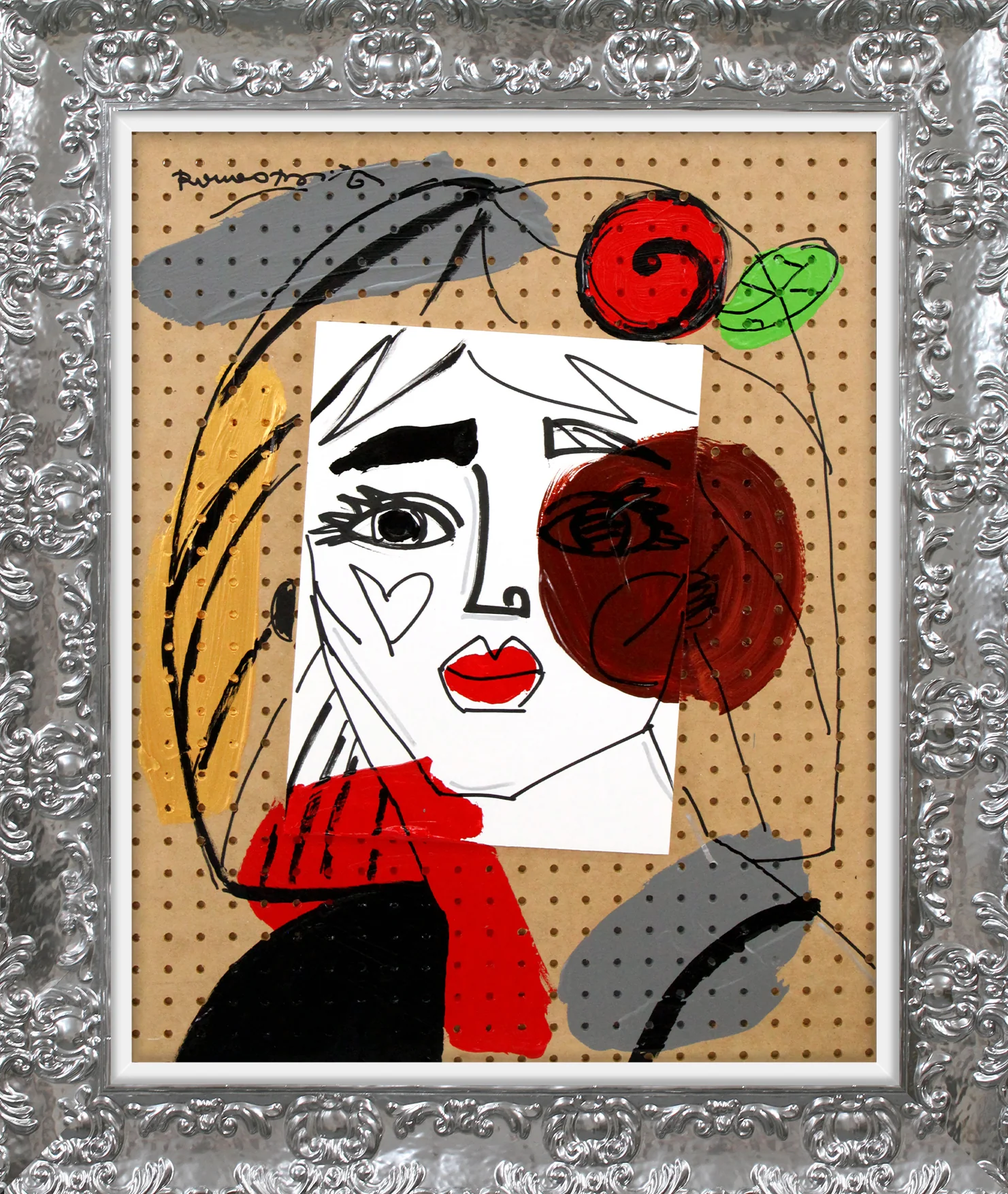 Red Flower - Original Painting - Image 13