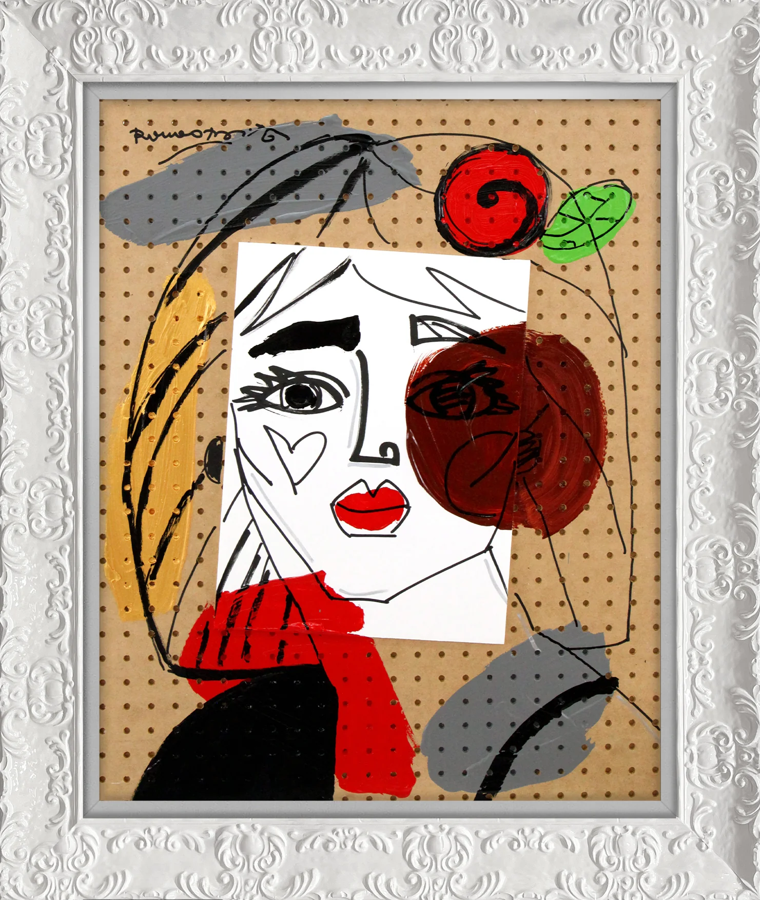 Red Flower - Original Painting - Image 16