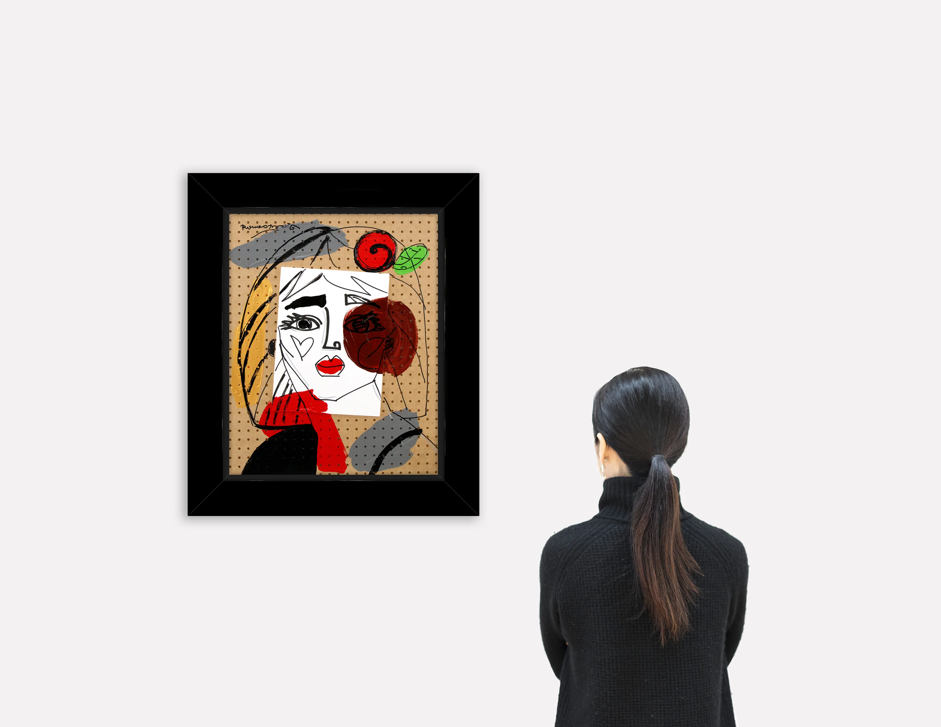 Red Flower - Original Painting - Image 3