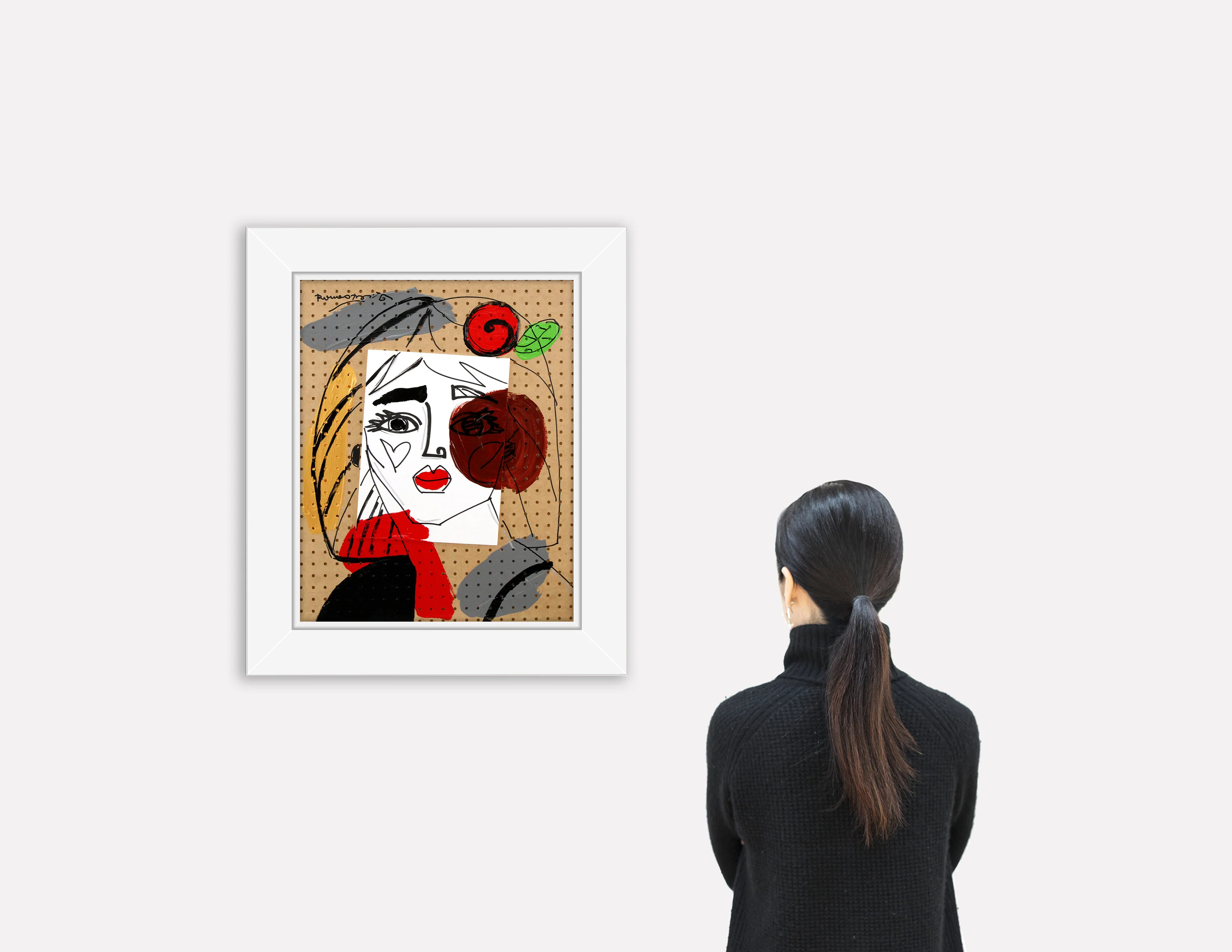 Red Flower - Original Painting - Image 4