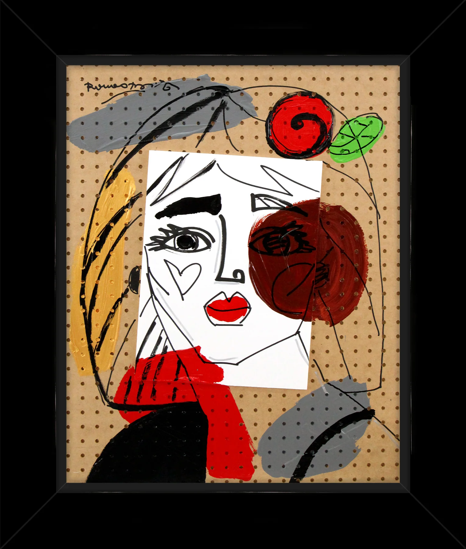 Red Flower - Original Painting - Image 5