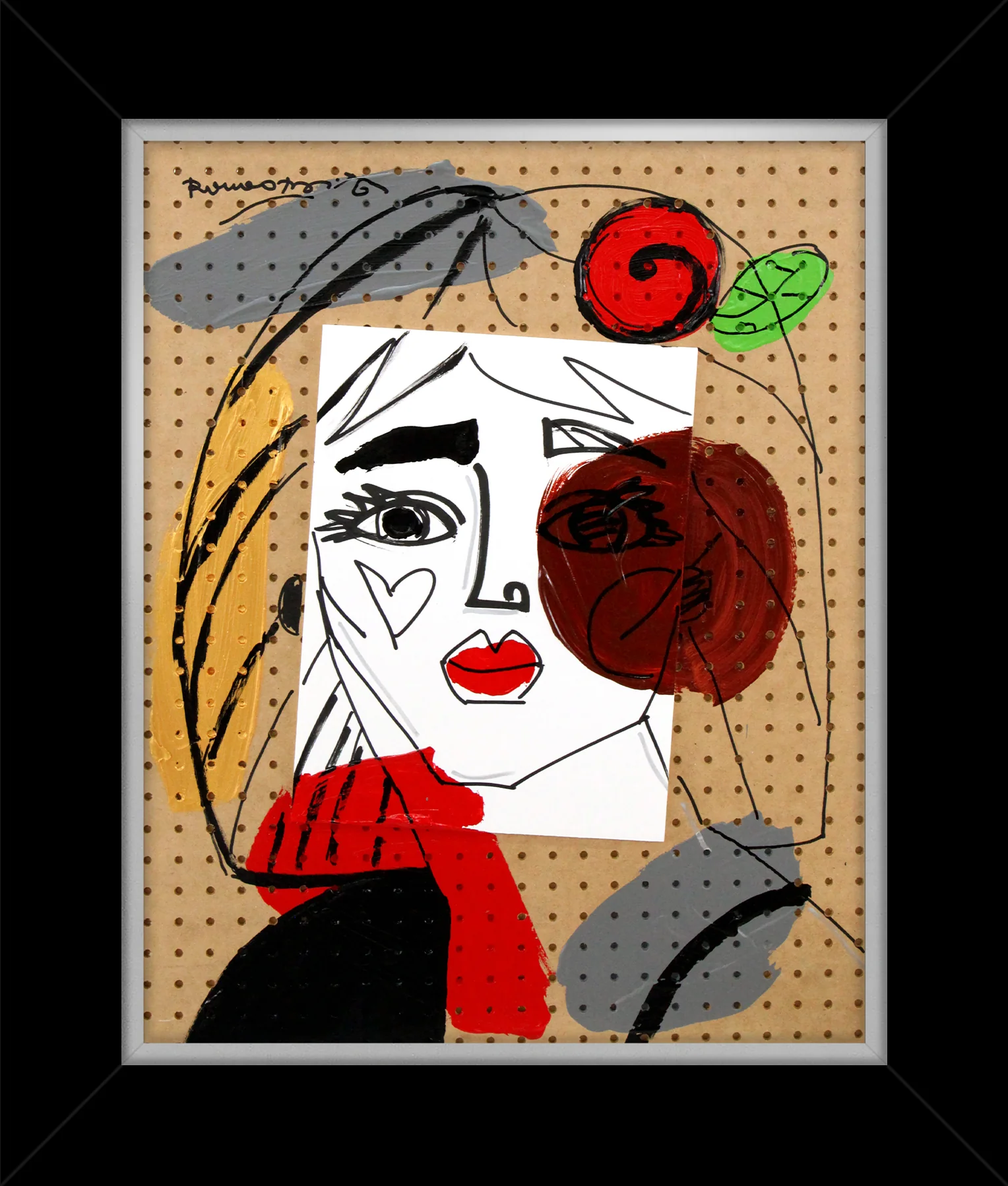 Red Flower - Original Painting - Image 6