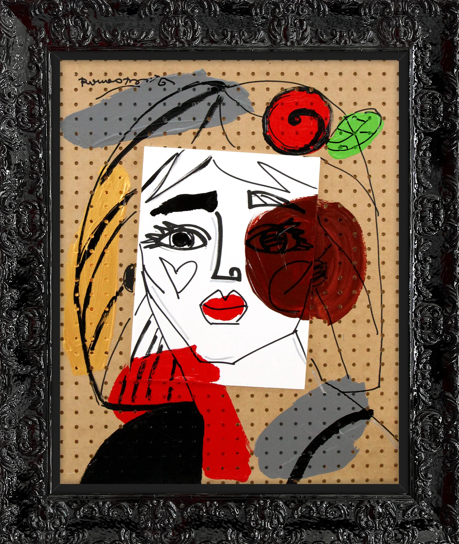 Red Flower - Original Painting - Image 7