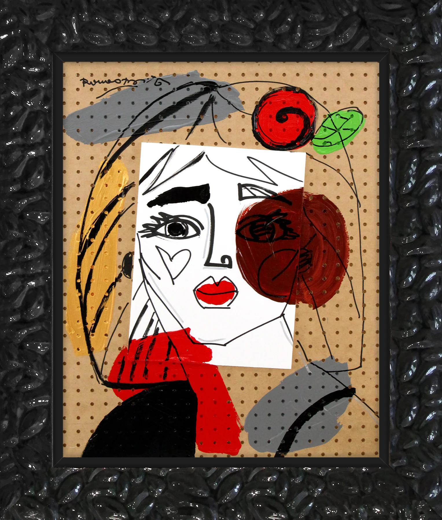 Red Flower - Original Painting - Image 9