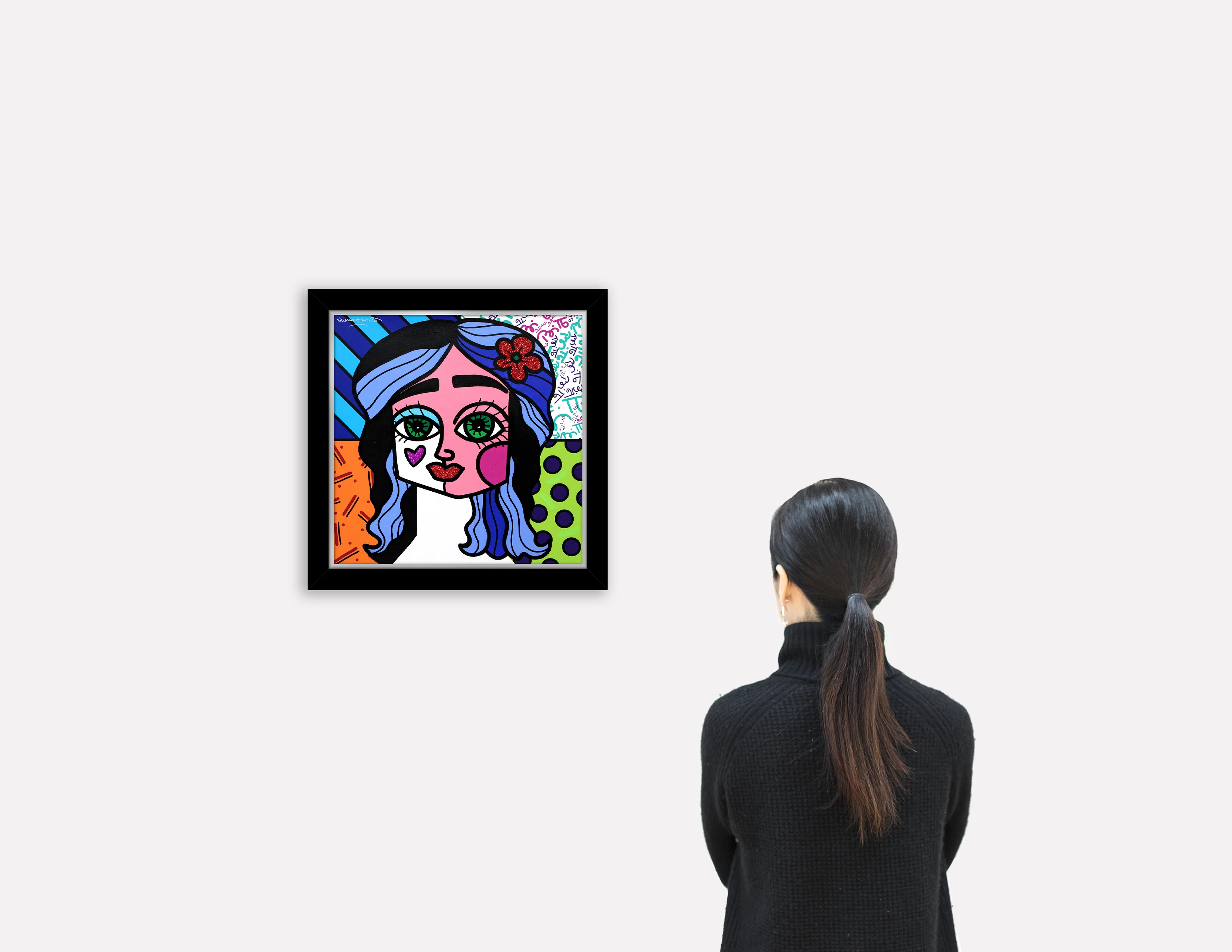 RED FLOWER -  Original Painting - Image 4