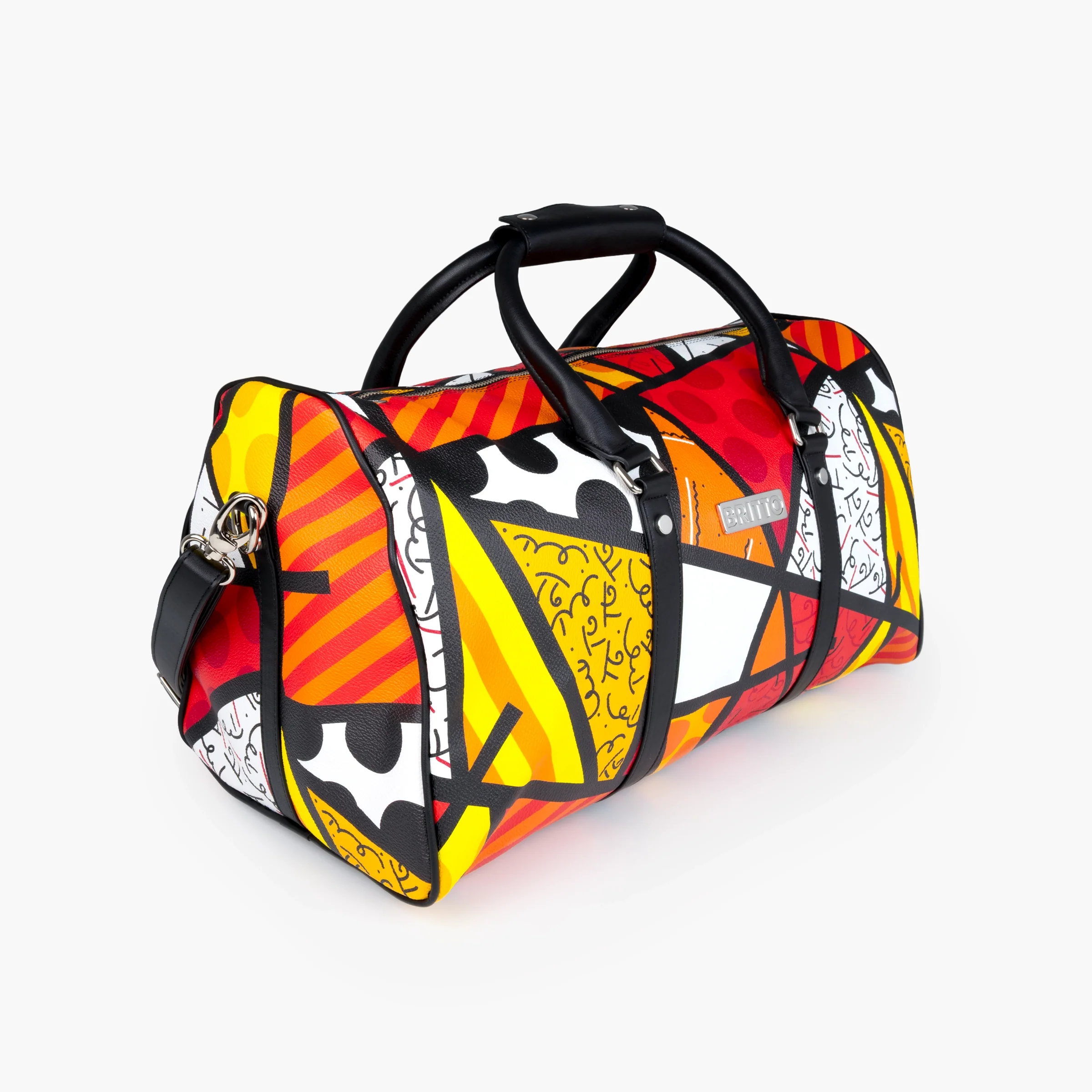 Red Landscape Britto Duffle Bag - Image 3