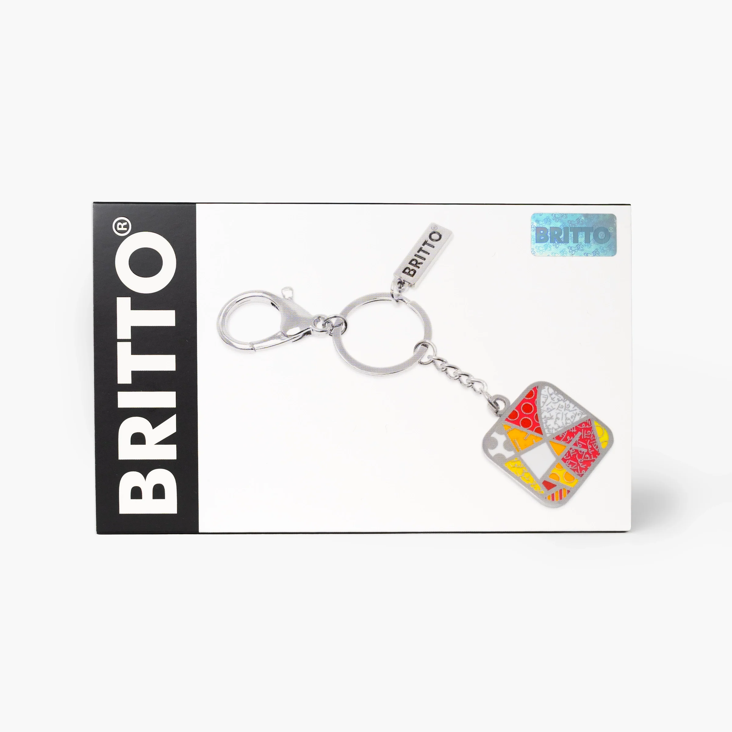 Red Landscape Britto Keychain & Bag Charm - Image 5