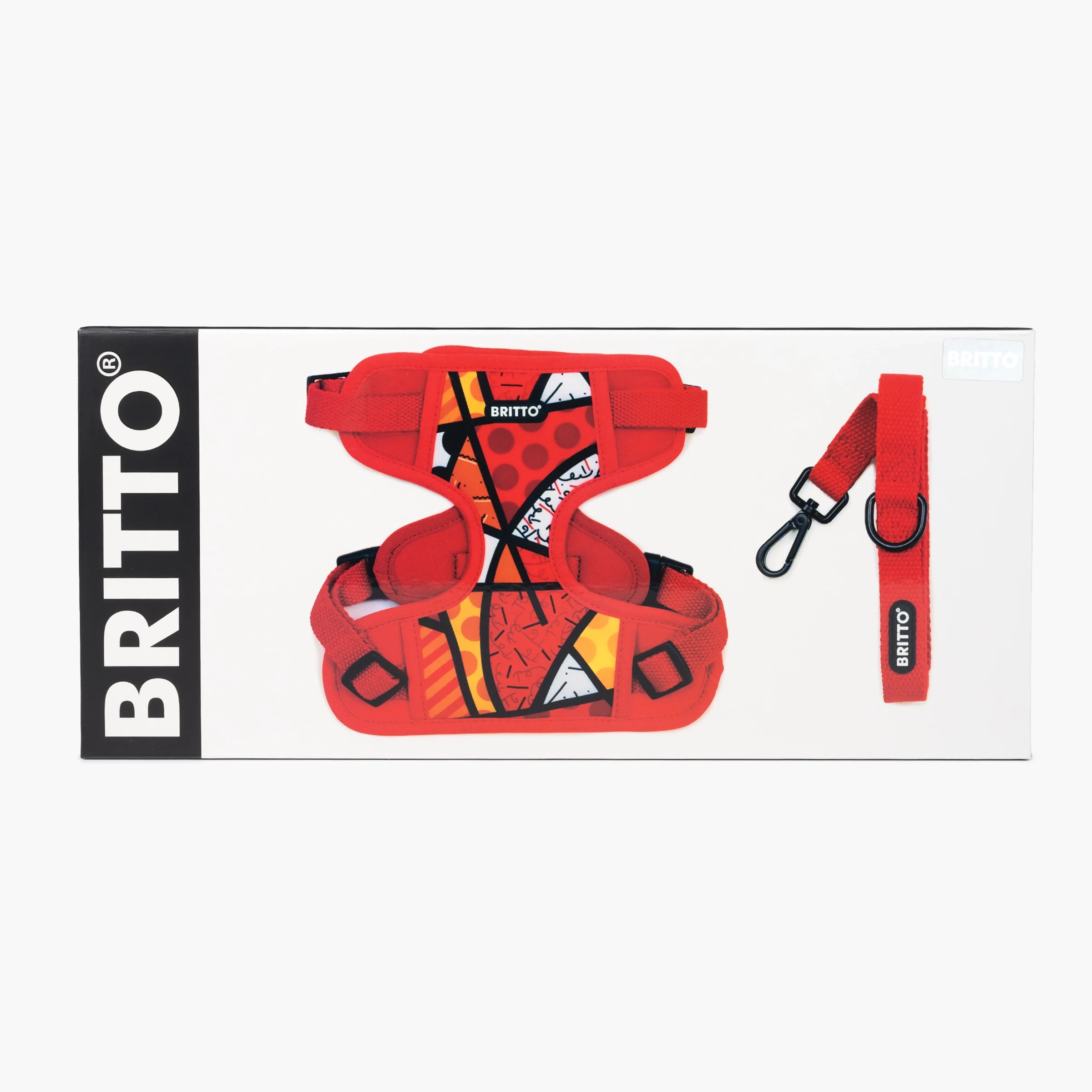 Red Landscape Britto Pet Harness - Image 6