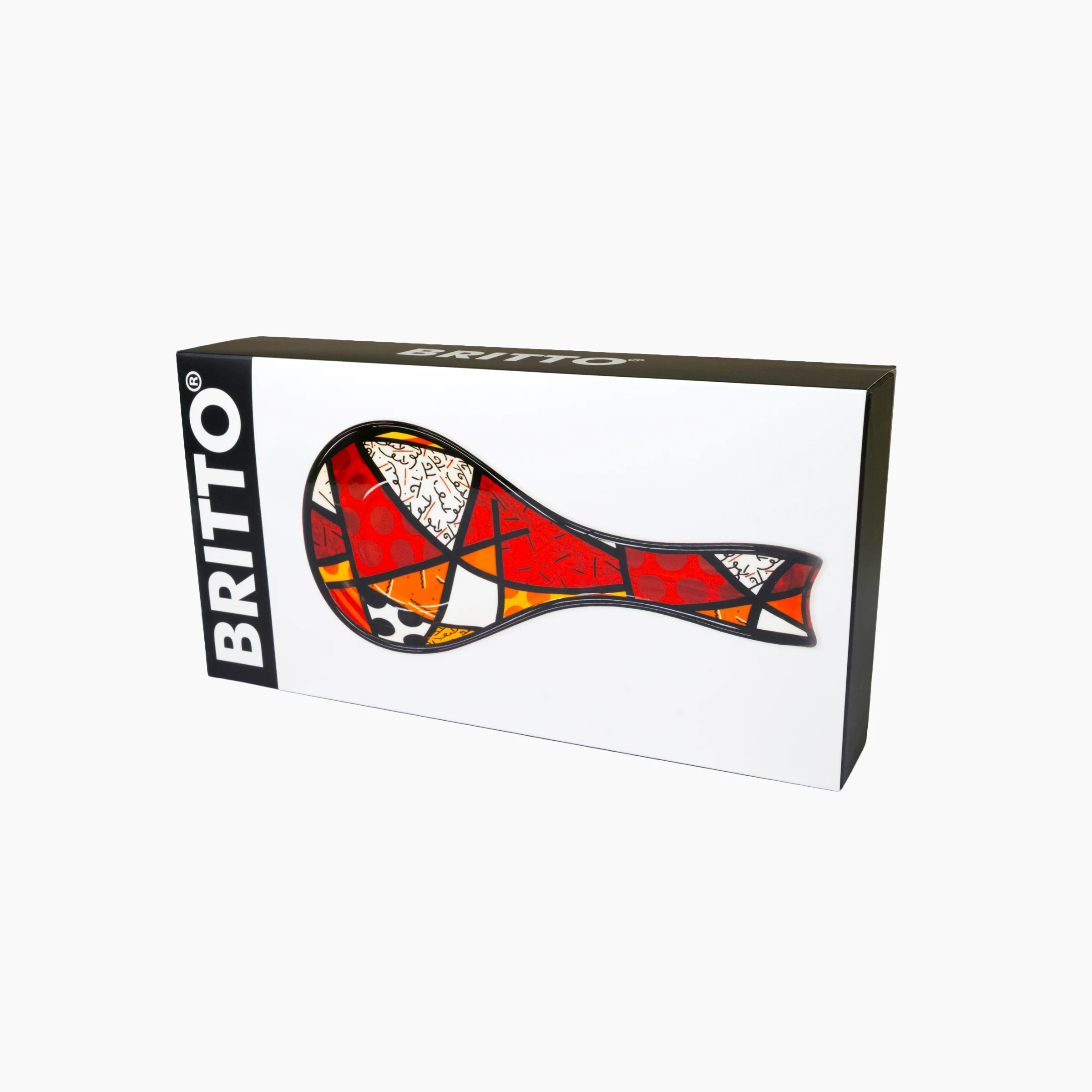 Red Landscape Britto Spoon Rest - Image 5
