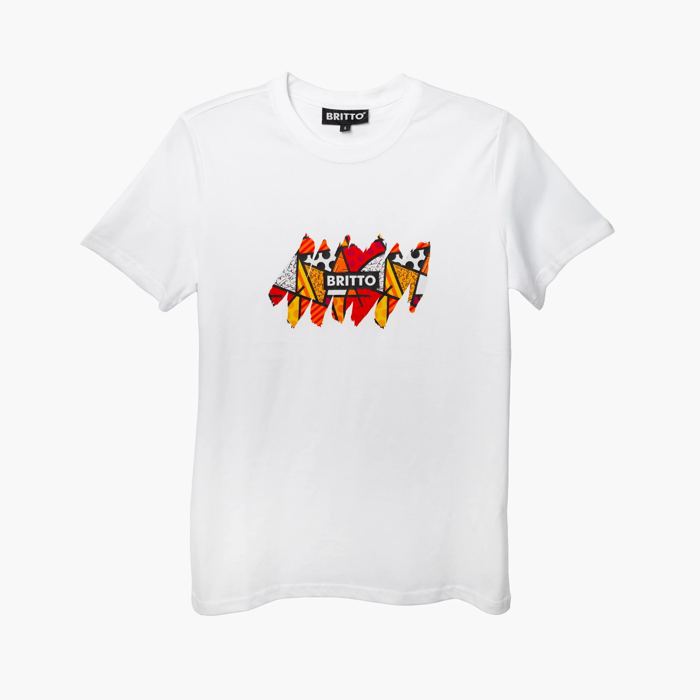 Red Landscape Britto T-Shirt For Men - Image 2