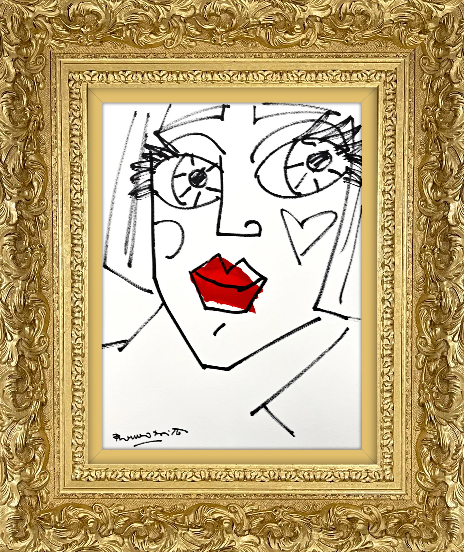 RED LIPS - Original Drawing - Image 15