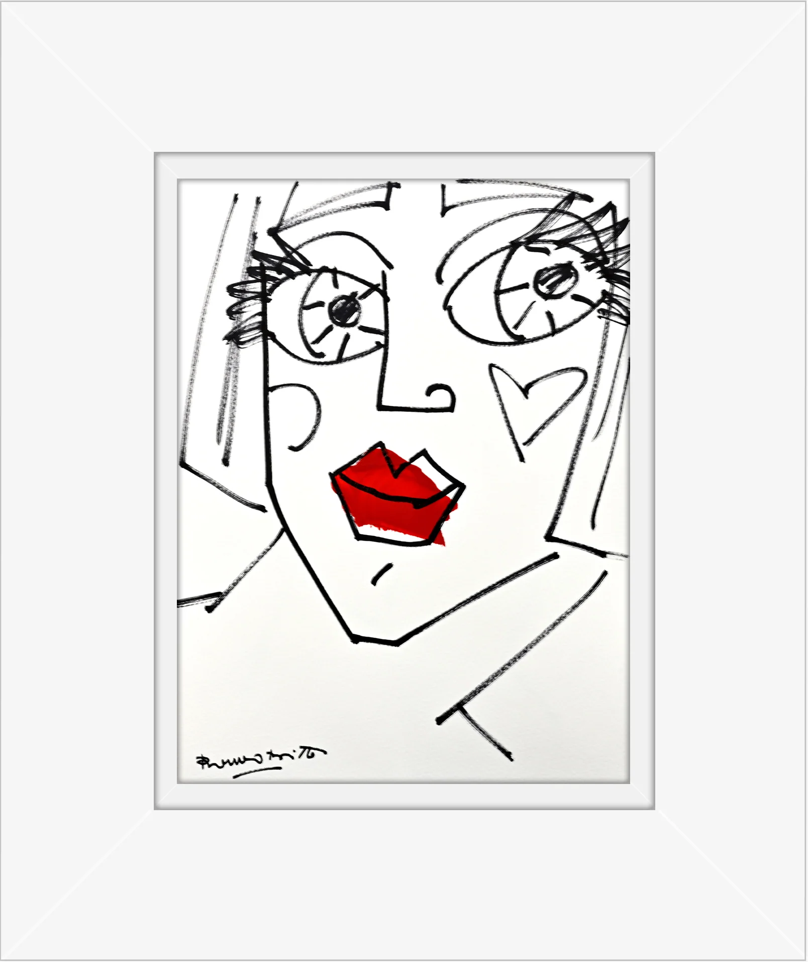 RED LIPS - Original Drawing - Image 18