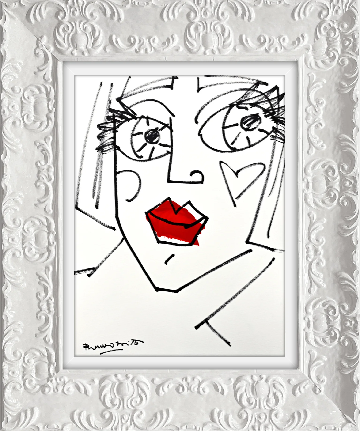 RED LIPS - Original Drawing - Image 20