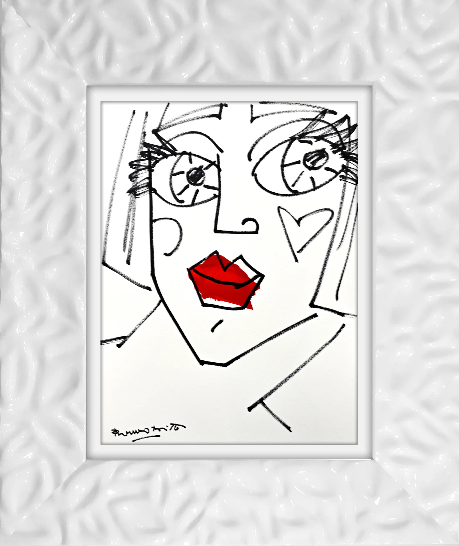 RED LIPS - Original Drawing - Image 21