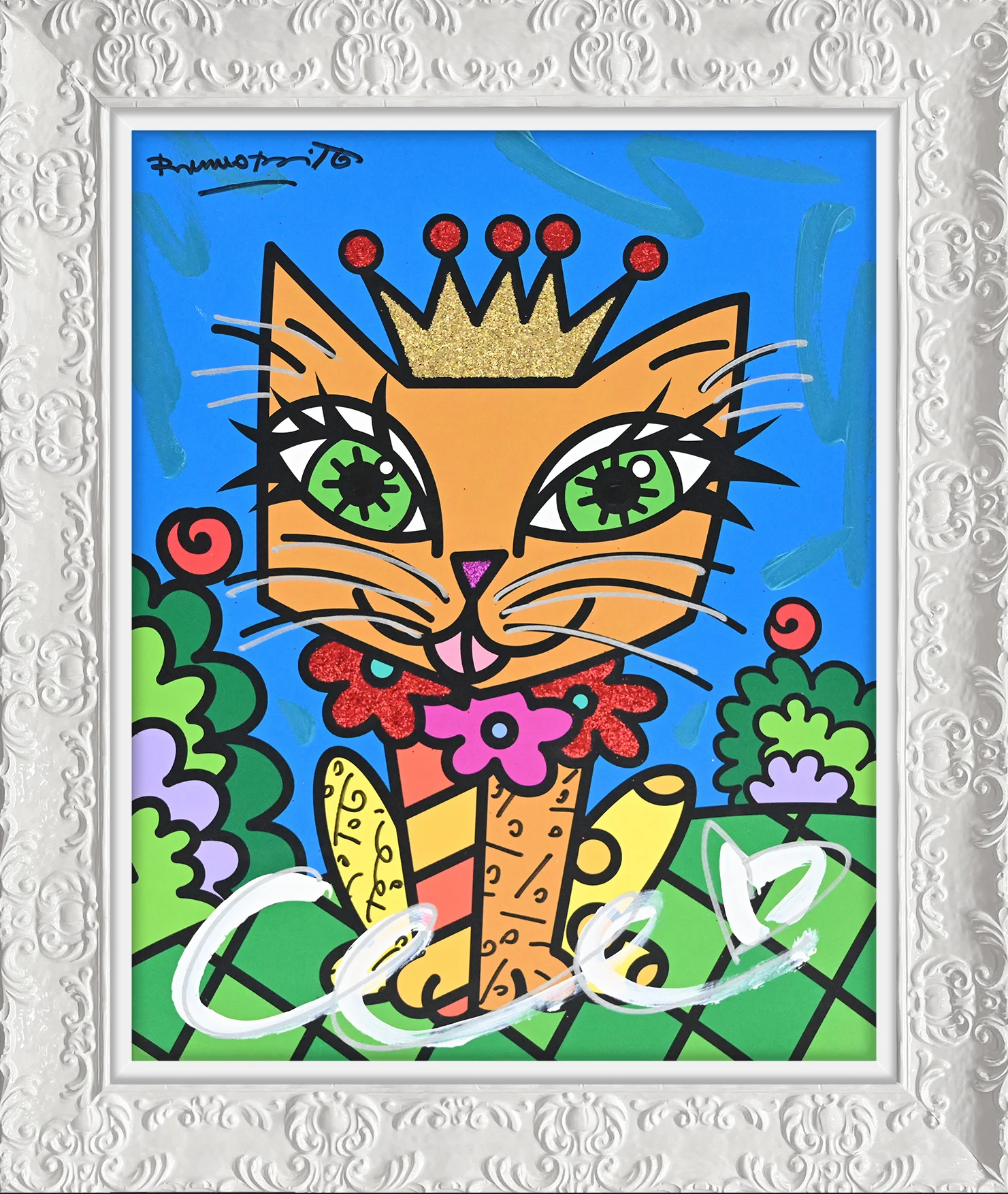 Royalty Cat - Mixed Media Original - Image 19