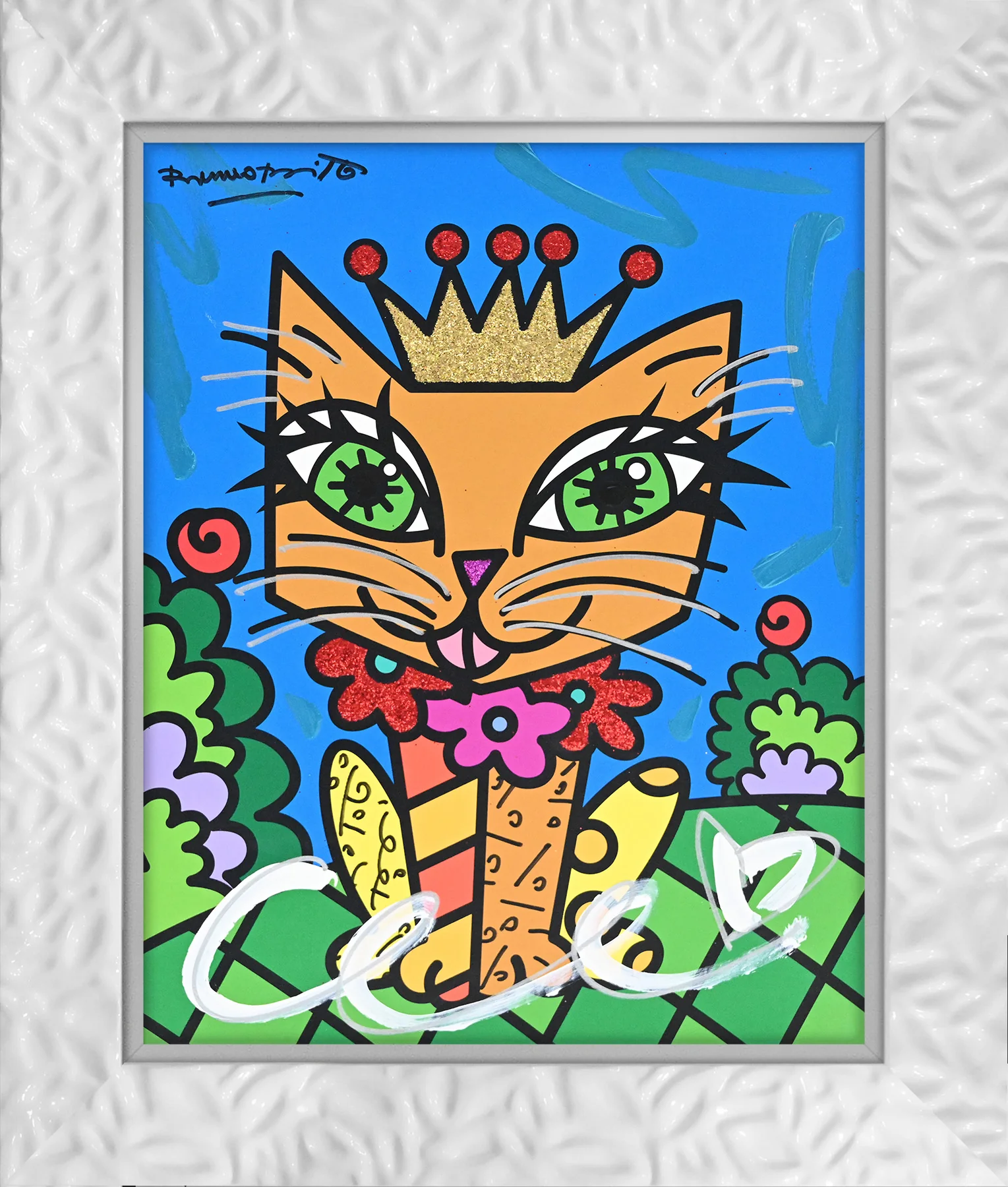 Royalty Cat - Mixed Media Original - Image 20