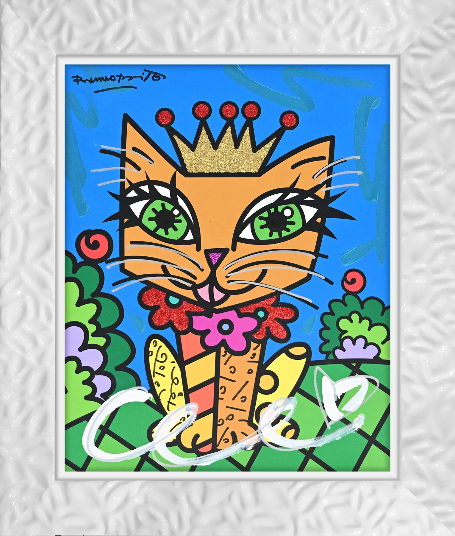 Royalty Cat - Mixed Media Original - Image 21
