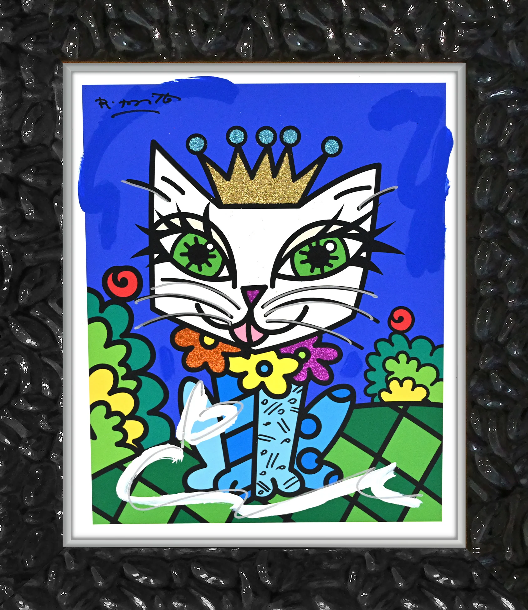 Royalty Cat - Mixed Media Original - Image 10