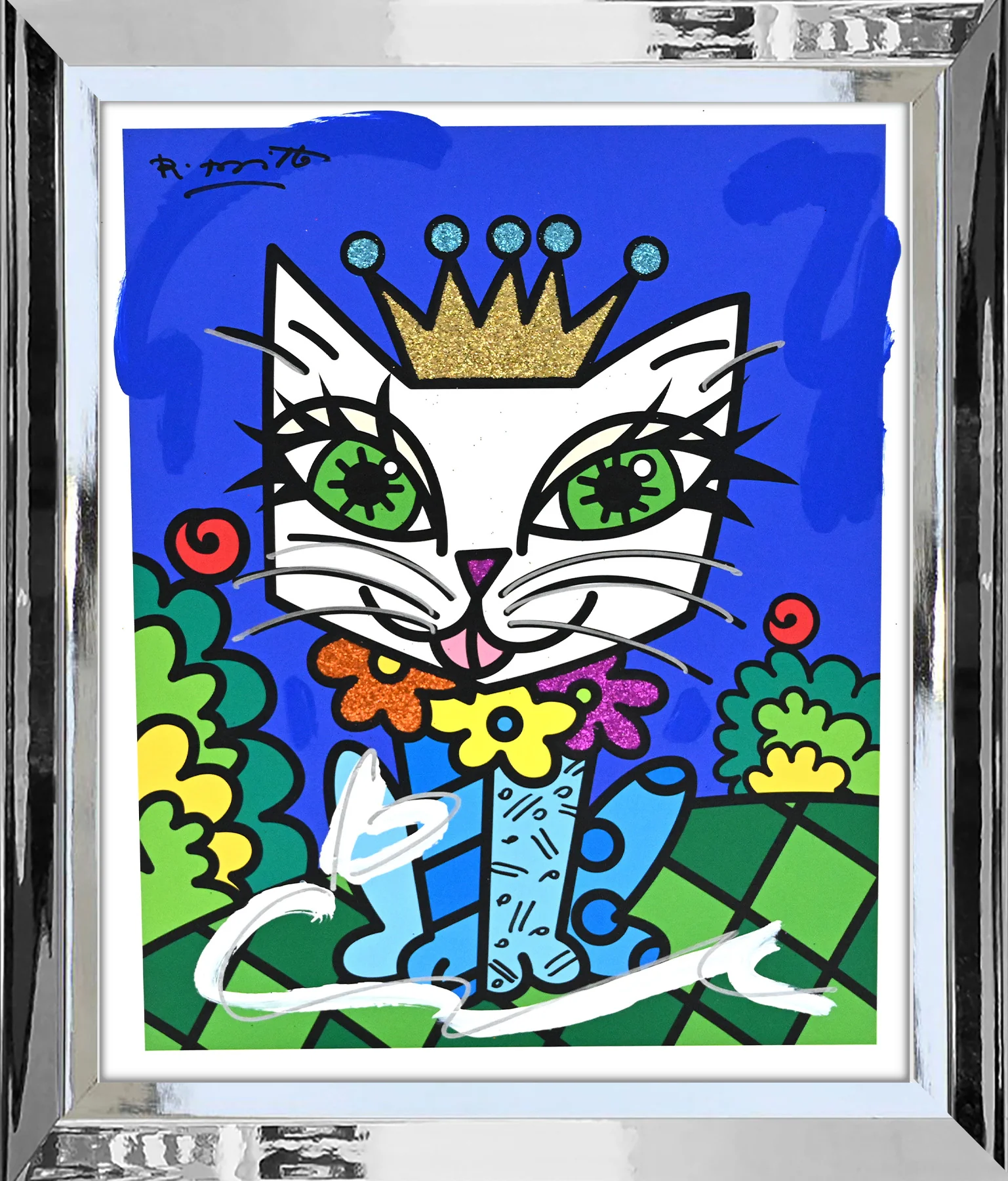 Royalty Cat - Mixed Media Original - Image 11