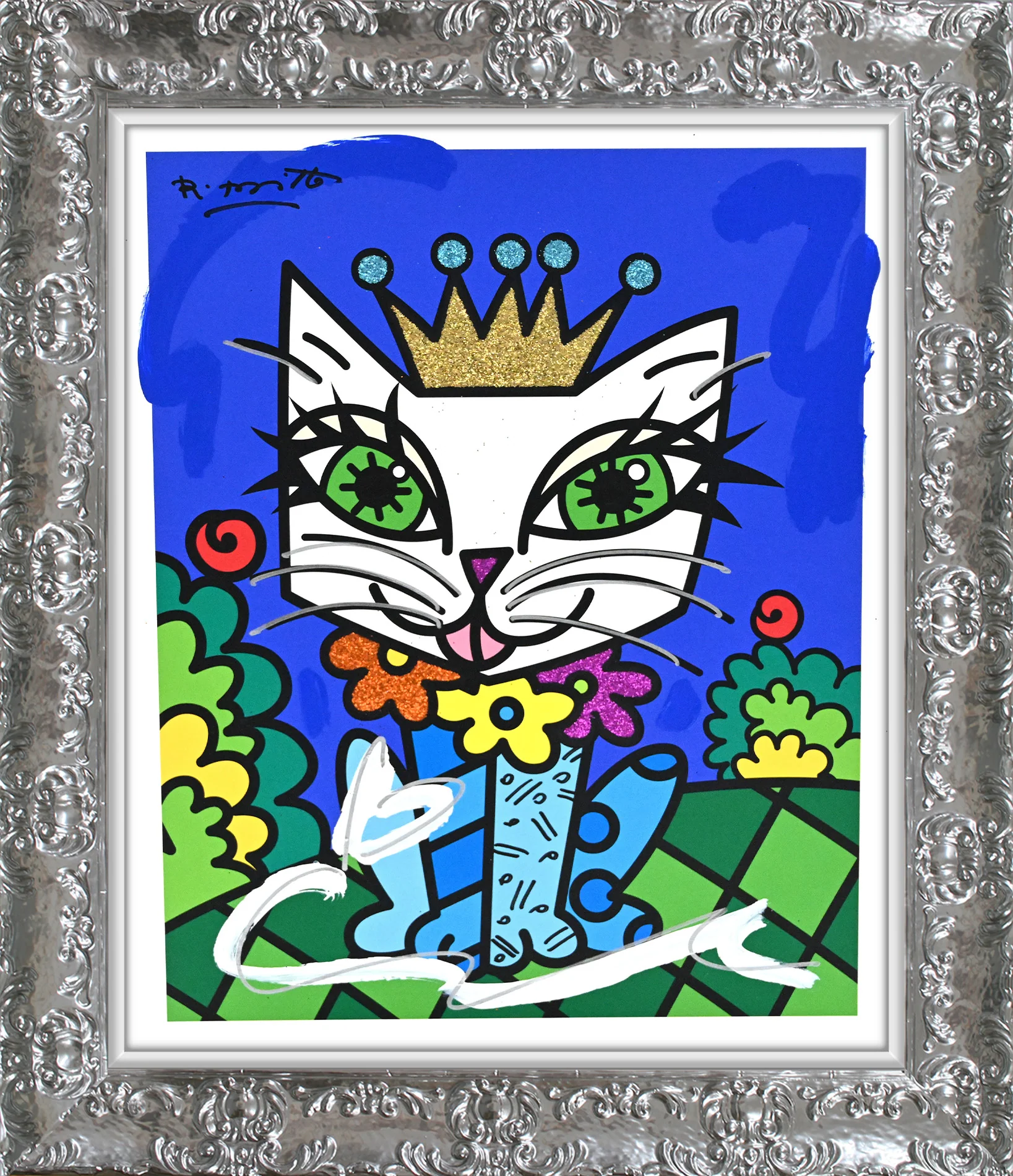 Royalty Cat - Mixed Media Original - Image 13