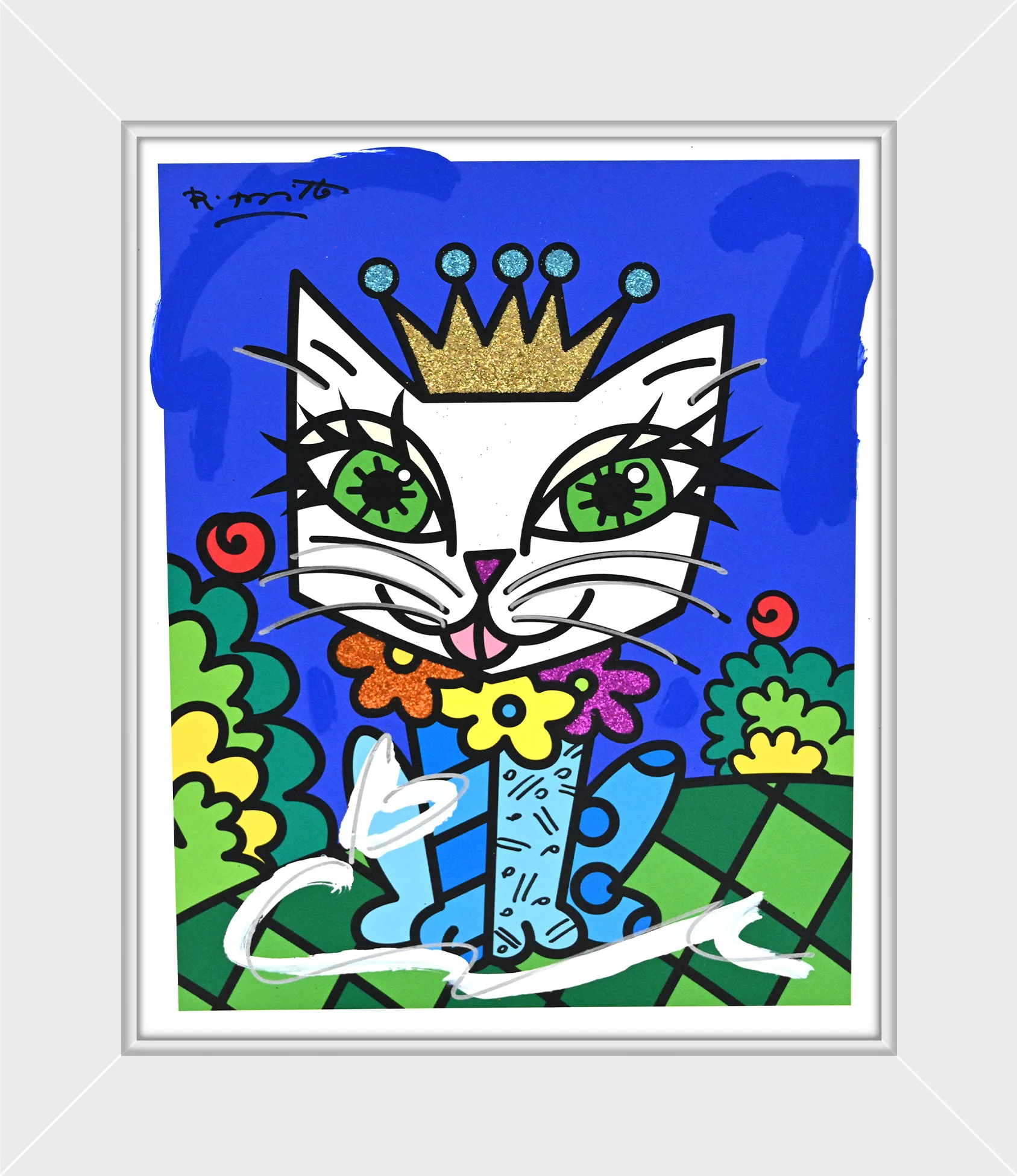 Royalty Cat - Mixed Media Original - Image 15