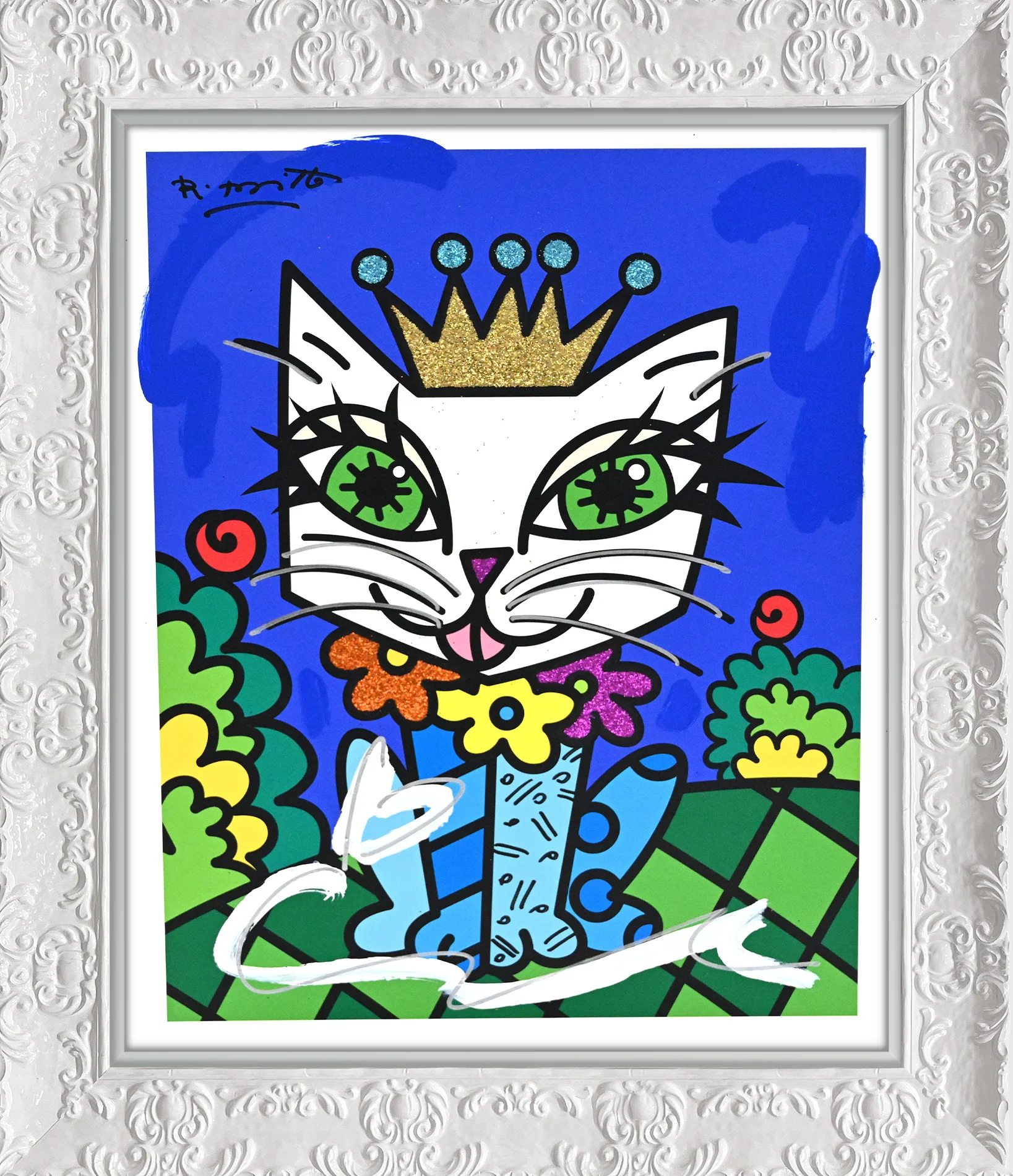 Royalty Cat - Mixed Media Original - Image 16