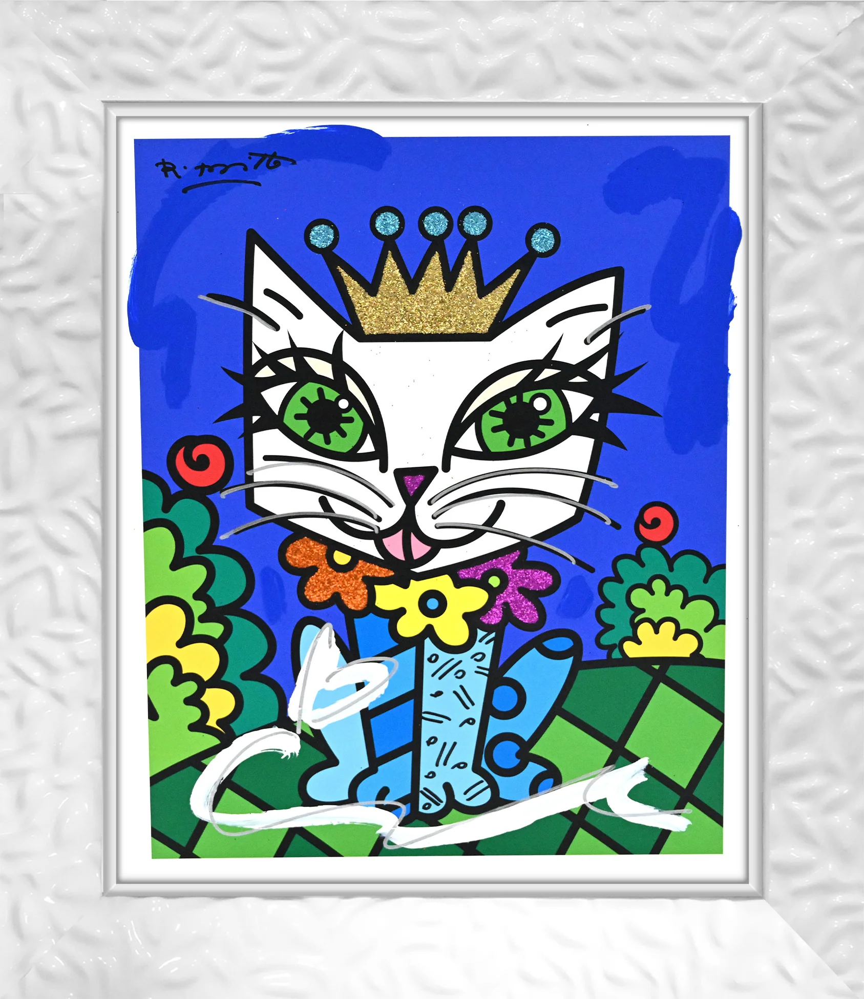 Royalty Cat - Mixed Media Original - Image 18