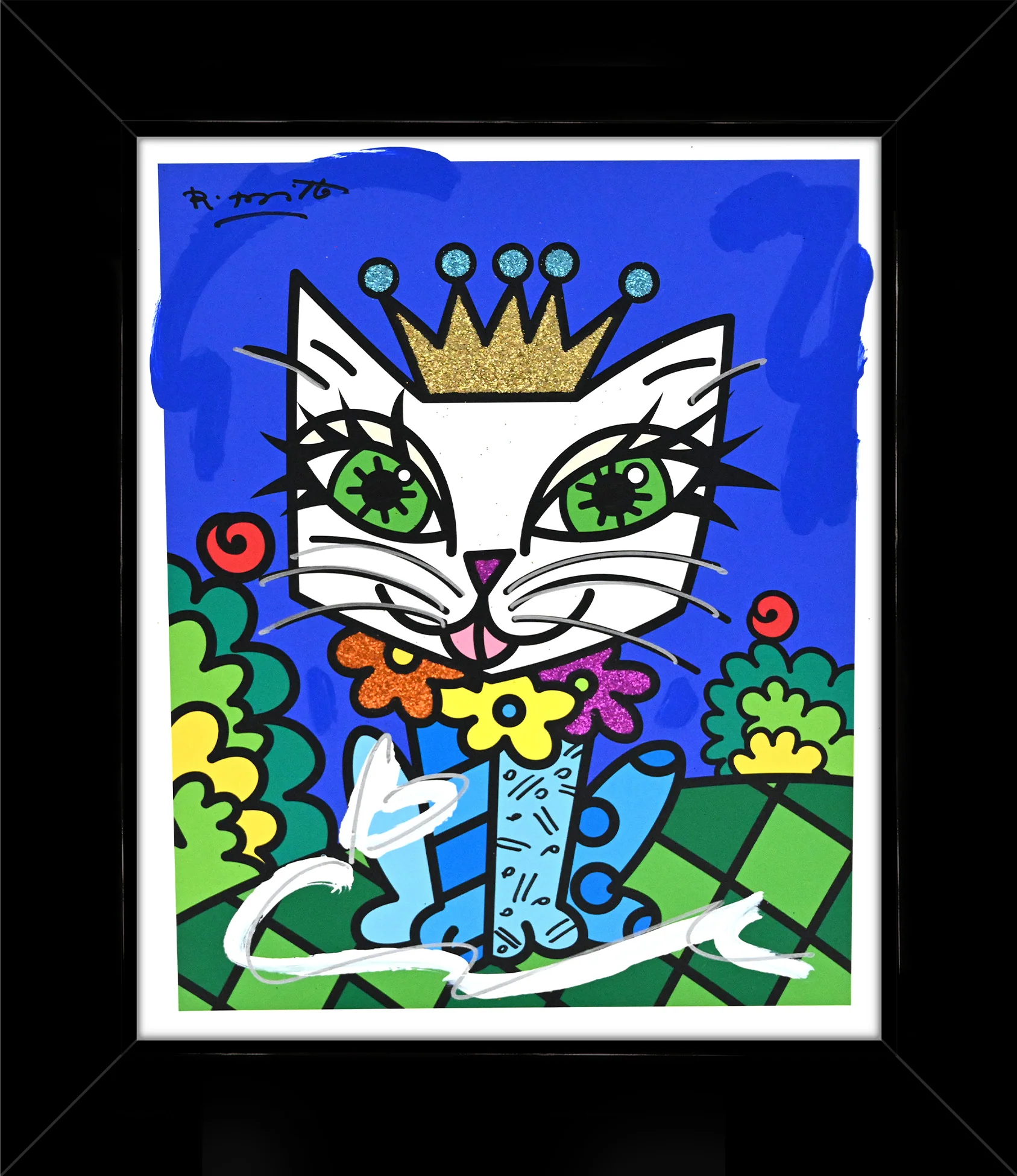 Royalty Cat - Mixed Media Original - Image 5