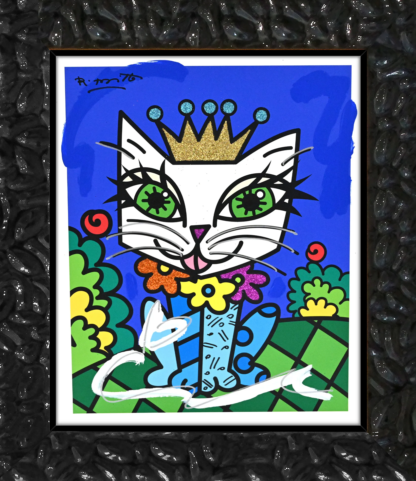 Royalty Cat - Mixed Media Original - Image 9