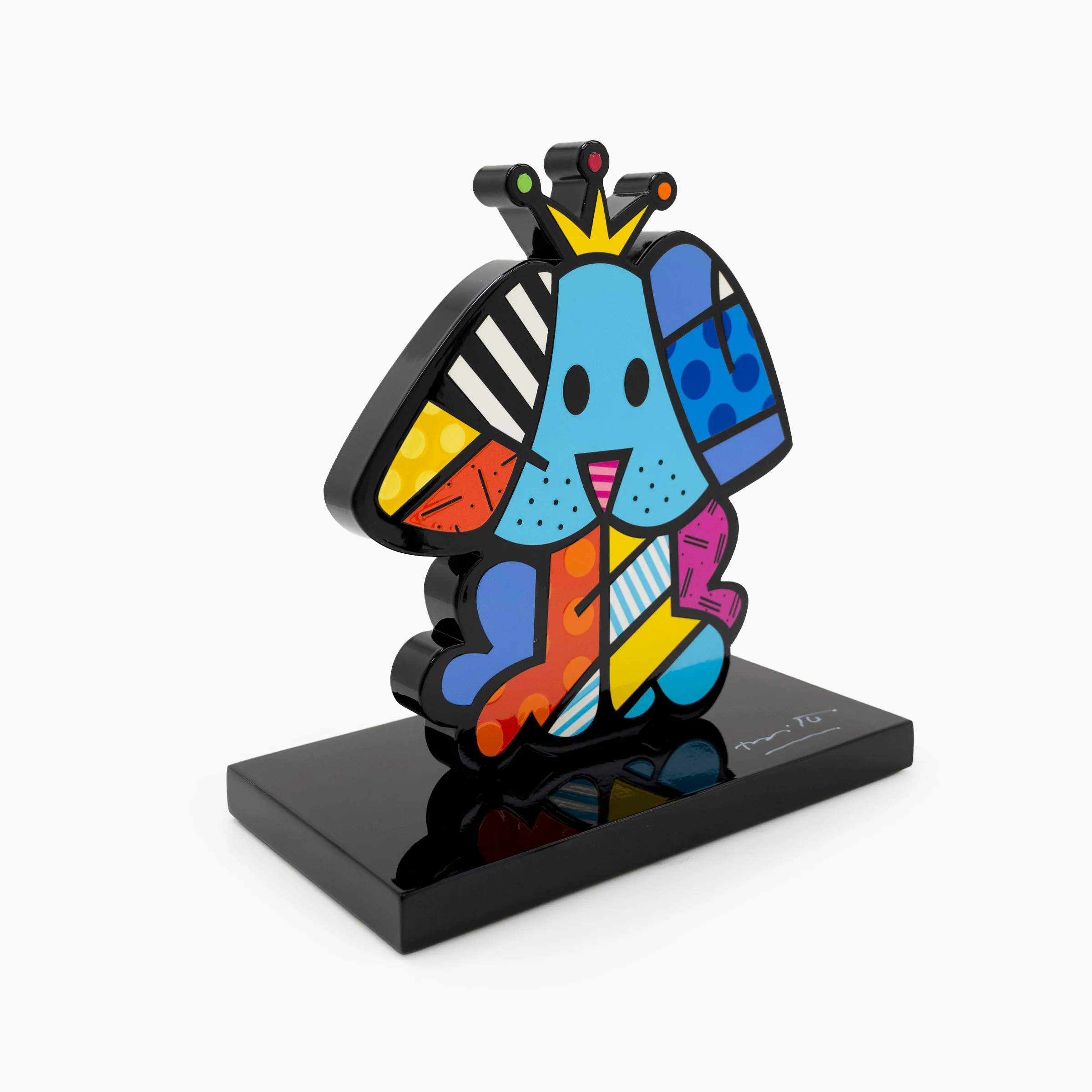 Royalty Dog (Black Base) - Limited Edition Sculpture - Image 2