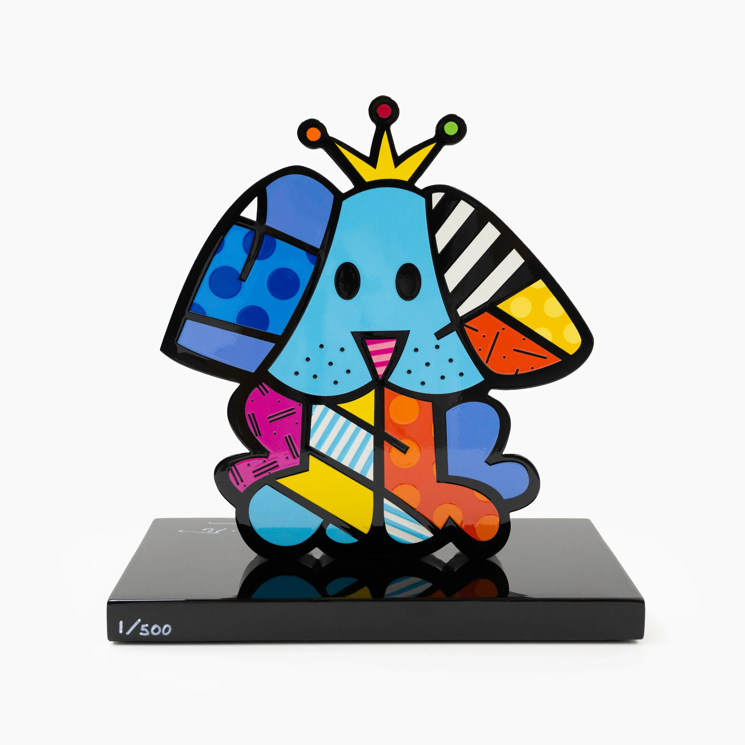 Royalty Dog (Black Base) - Limited Edition Sculpture - Image 4