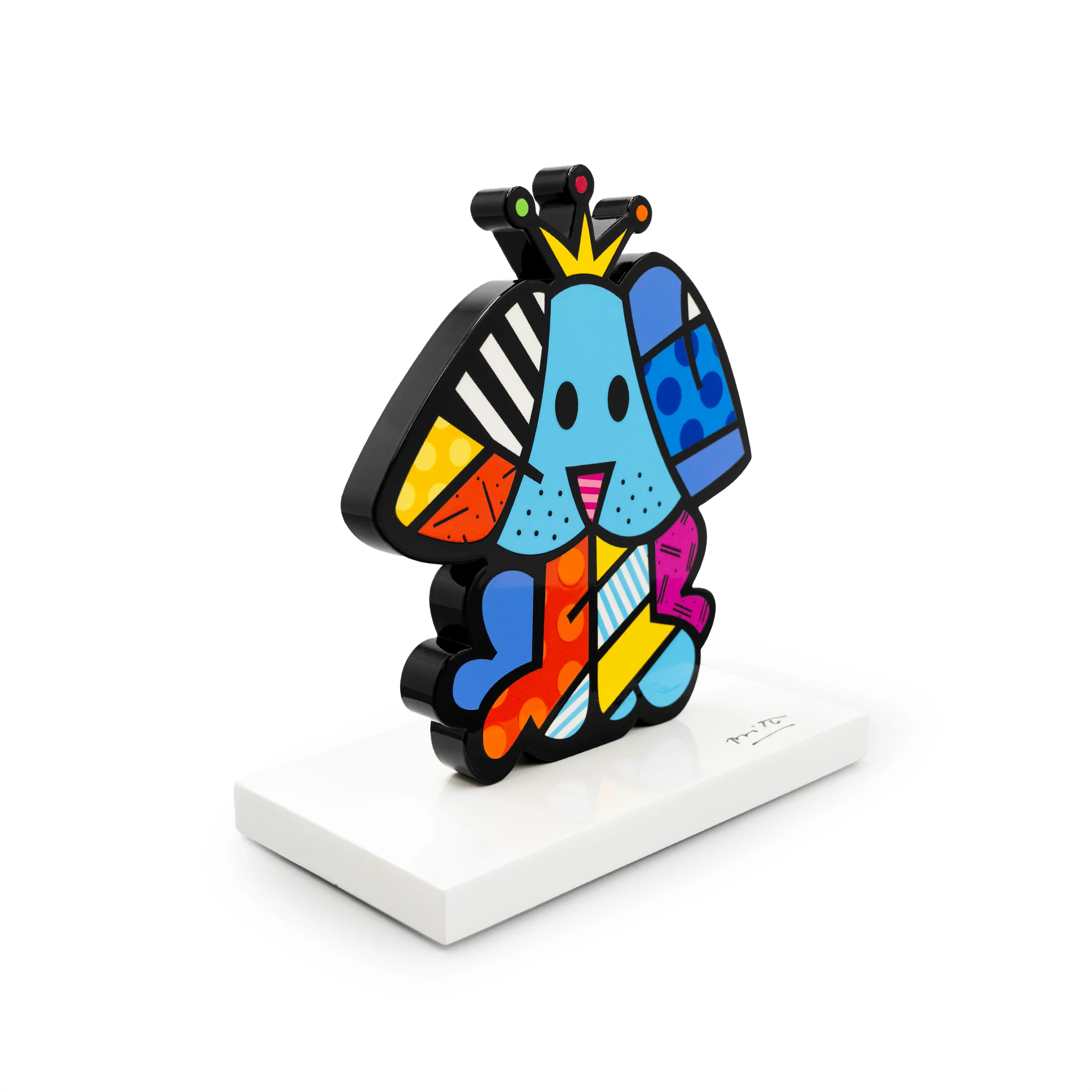 Royalty Dog (White Base) - Limited Edition Sculpture - Image 2
