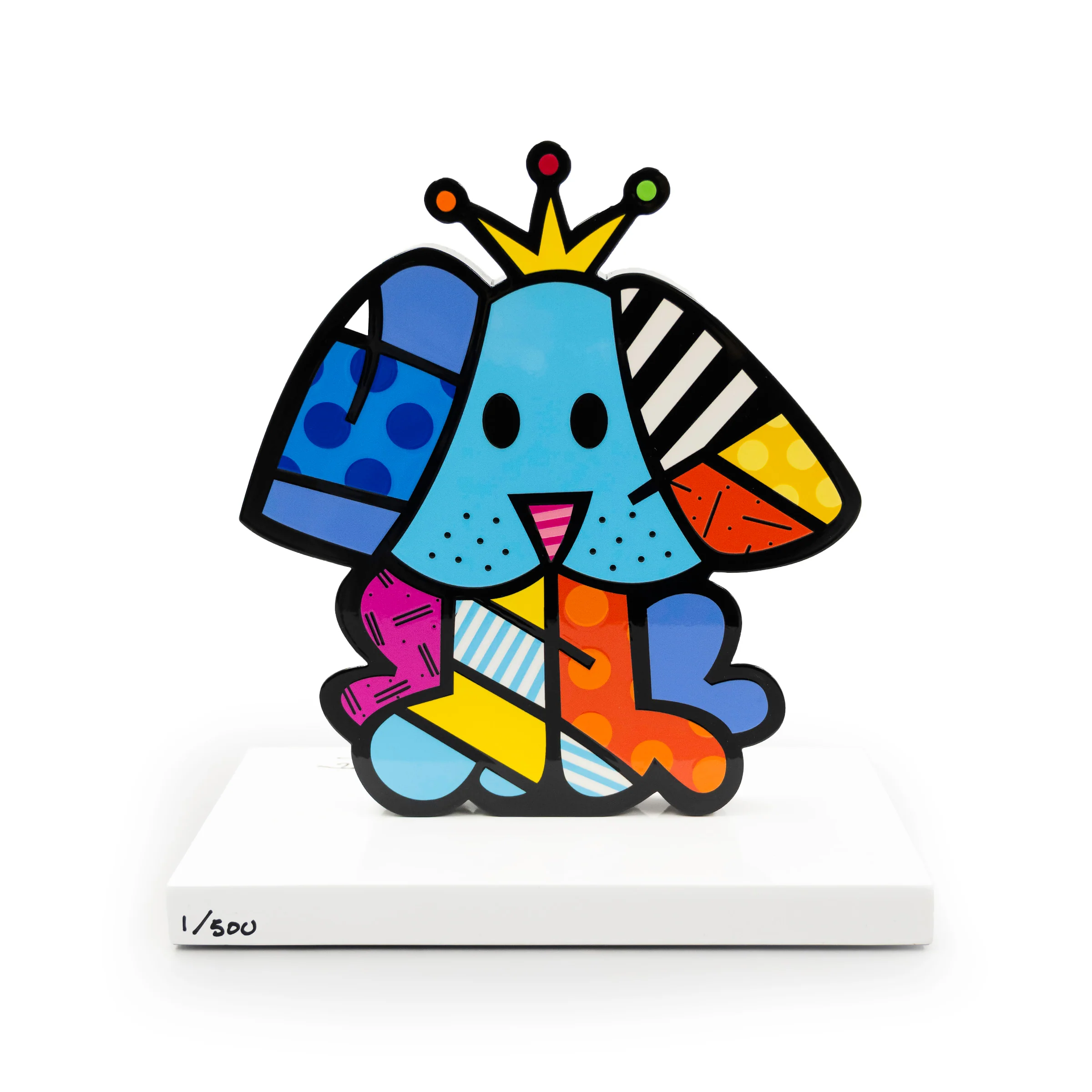 Royalty Dog (White Base) - Limited Edition Sculpture - Image 4