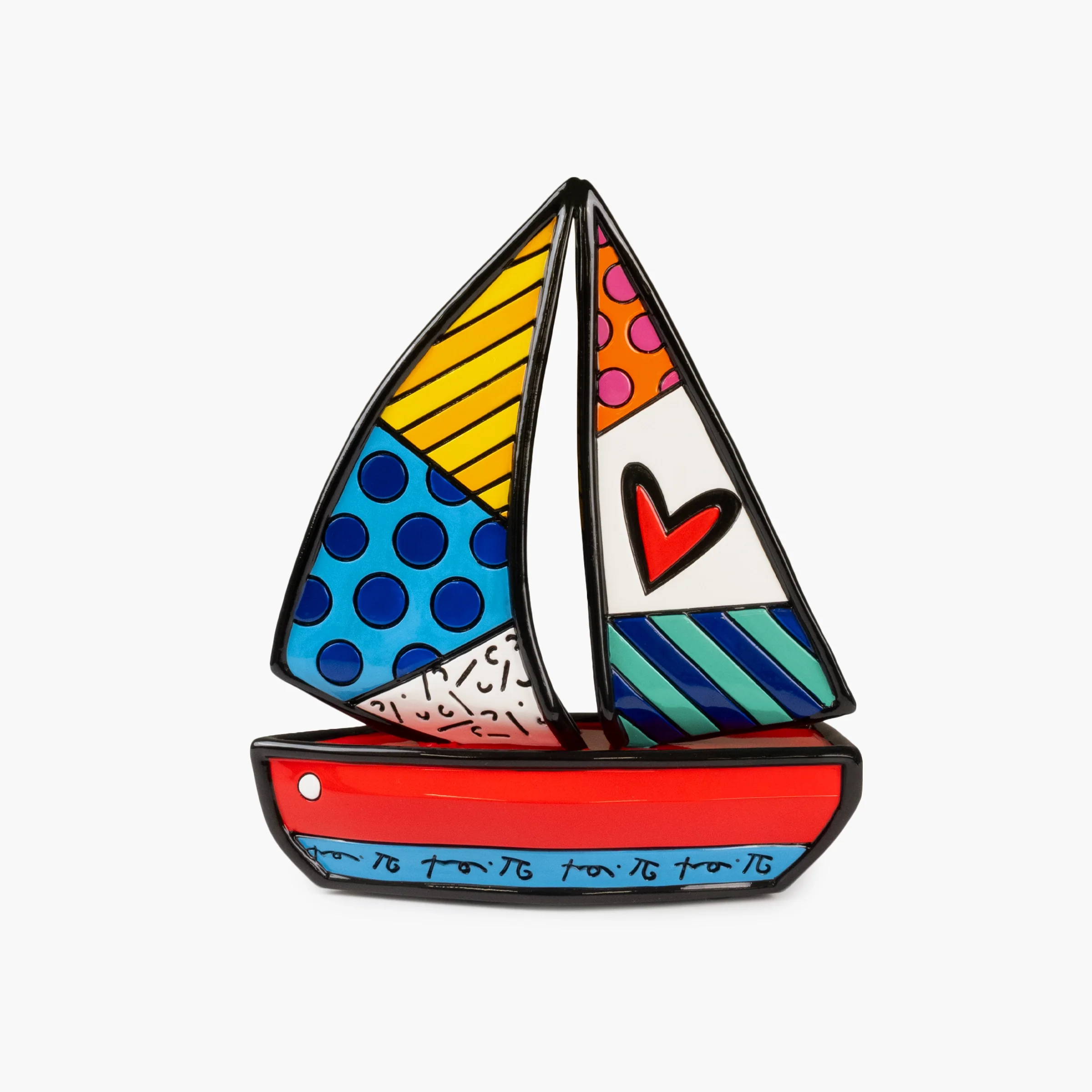Sailboat - Britto Collectible Figurine