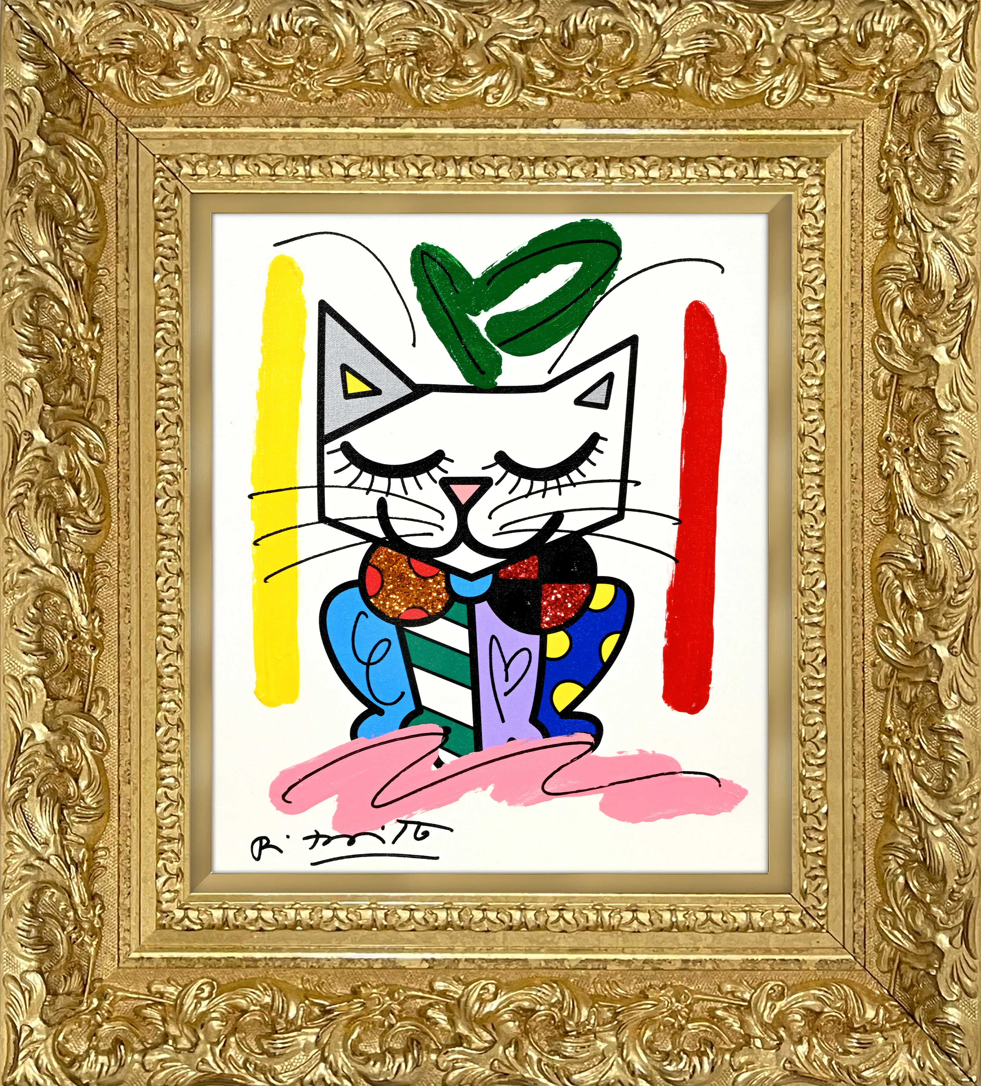 Sam Cat - Mixed Media Original - Image 12