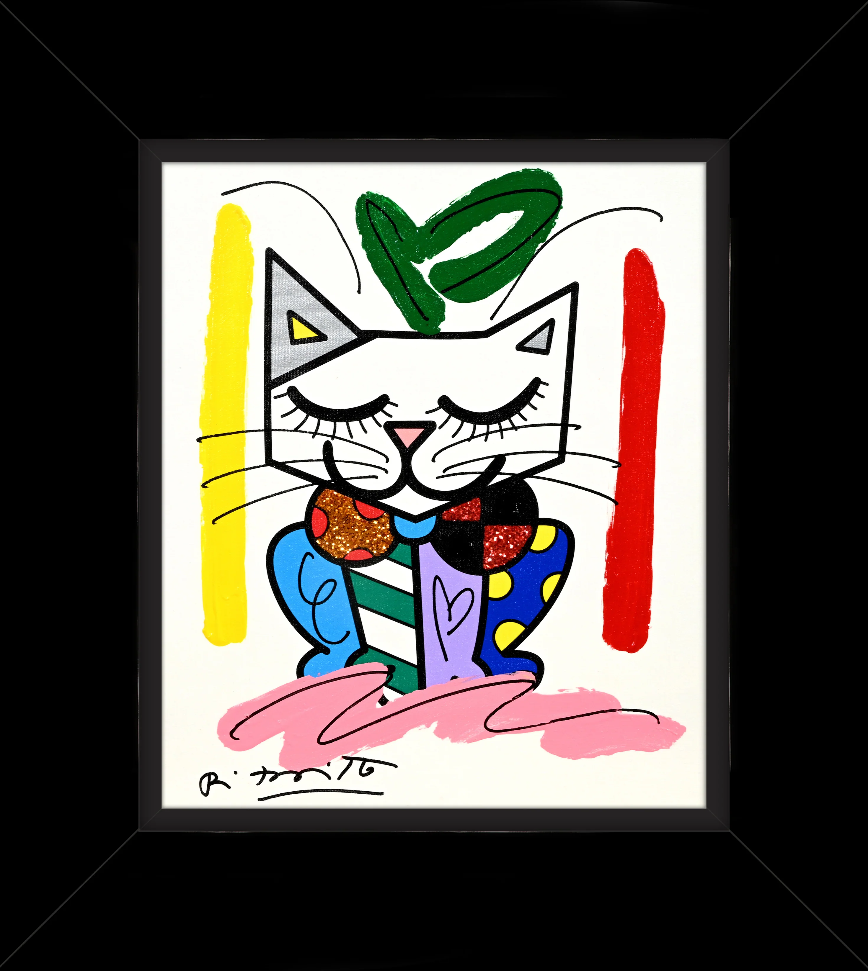 Sam Cat - Mixed Media Original - Image 5