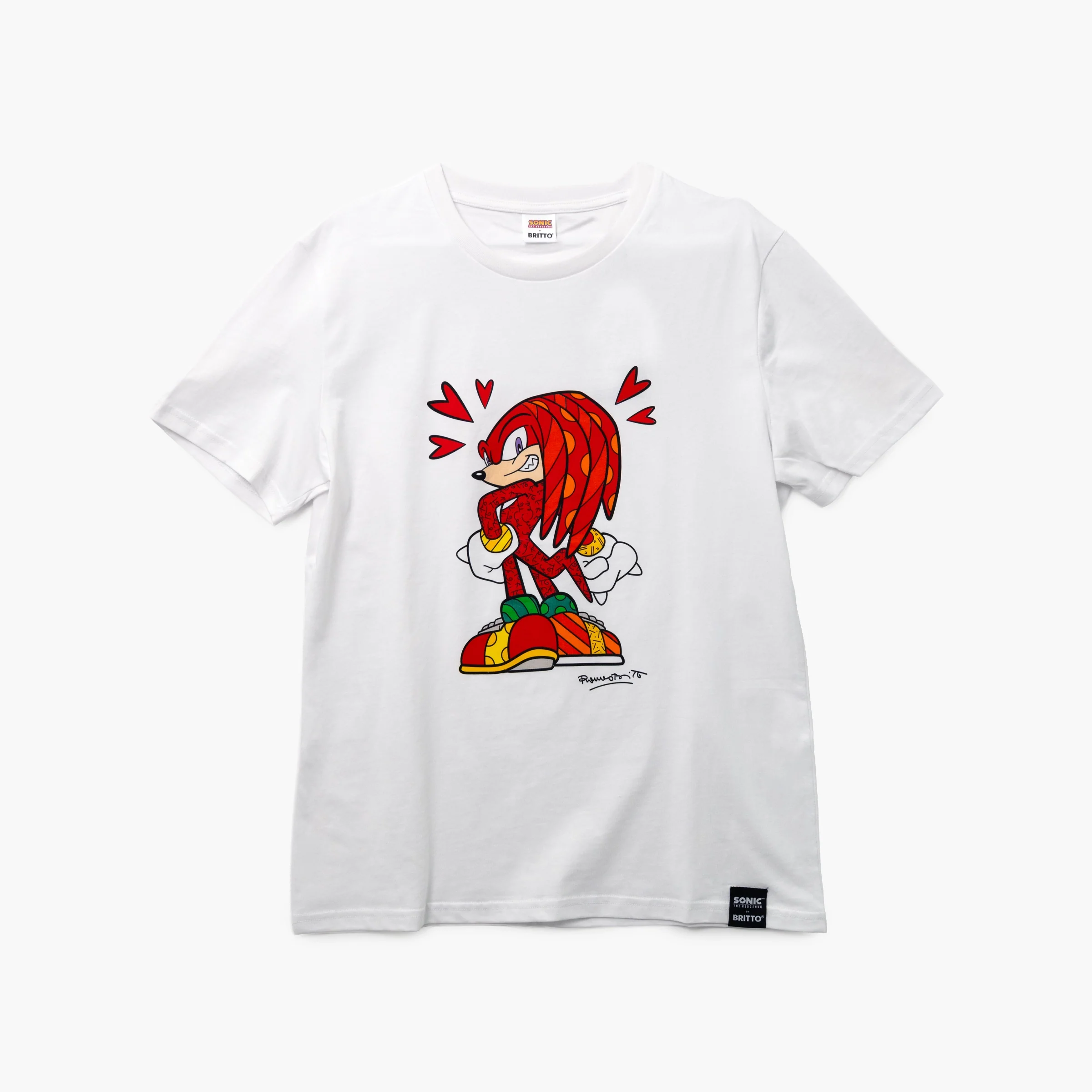 Knuckles Sega by Britto T-Shirt
