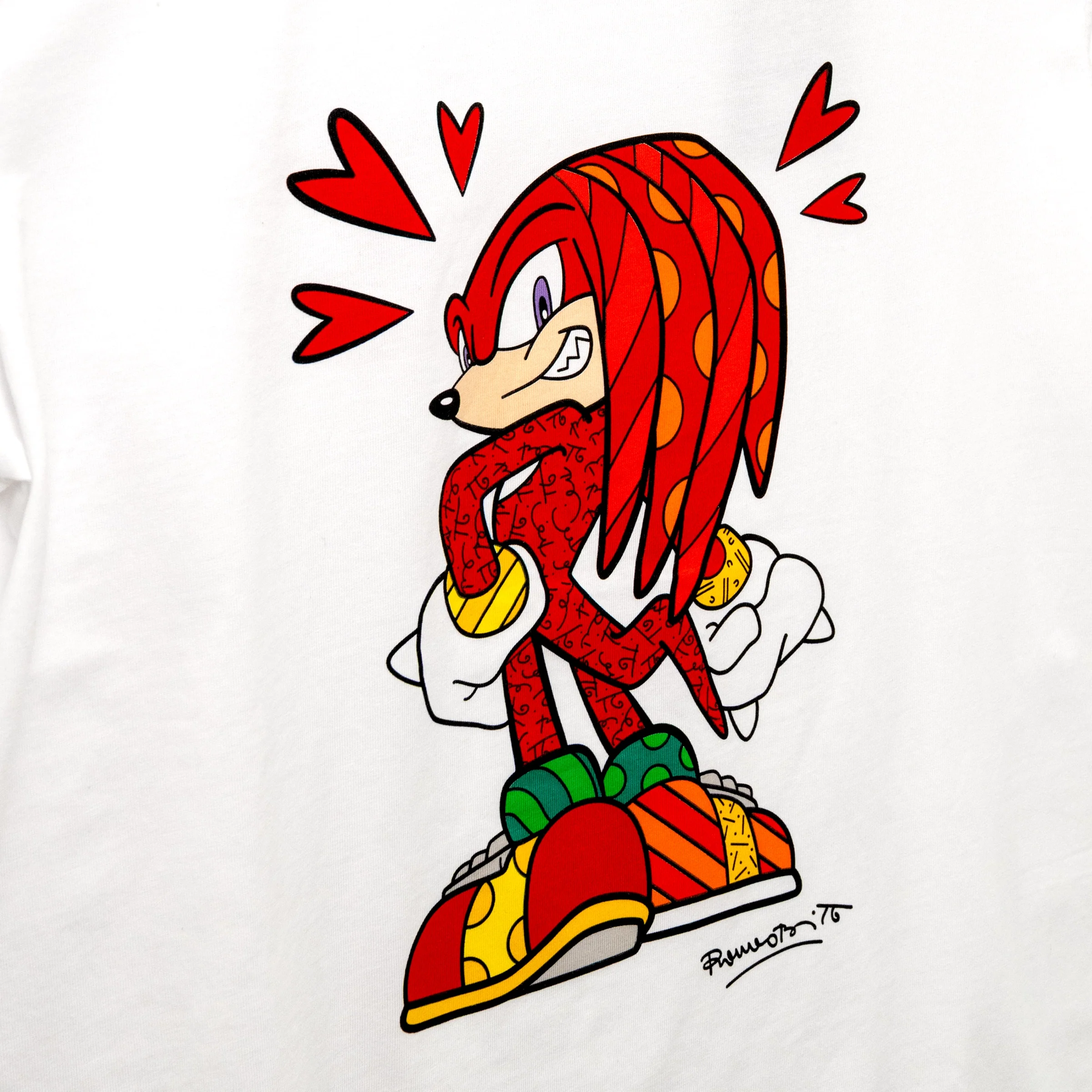 Knuckles Sega by Britto T-Shirt - Image 2