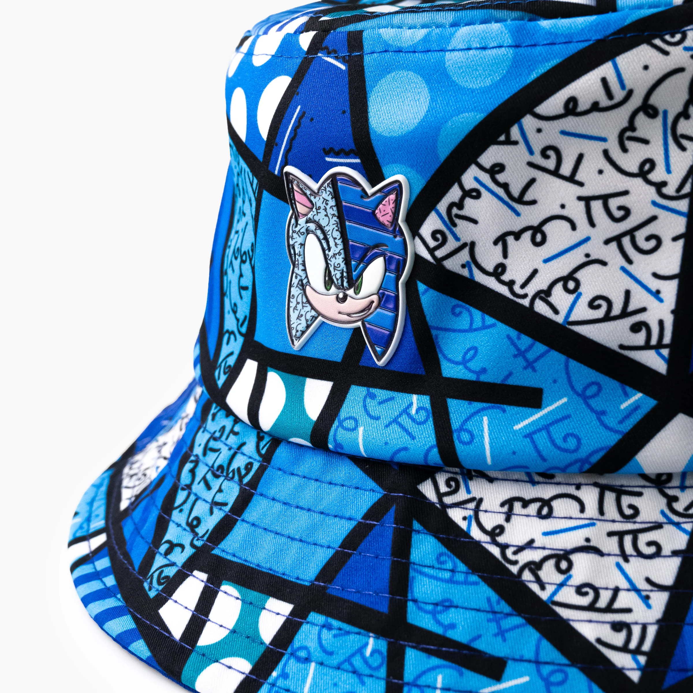 Sonic Sega by Britto Bucket Hat - Image 4