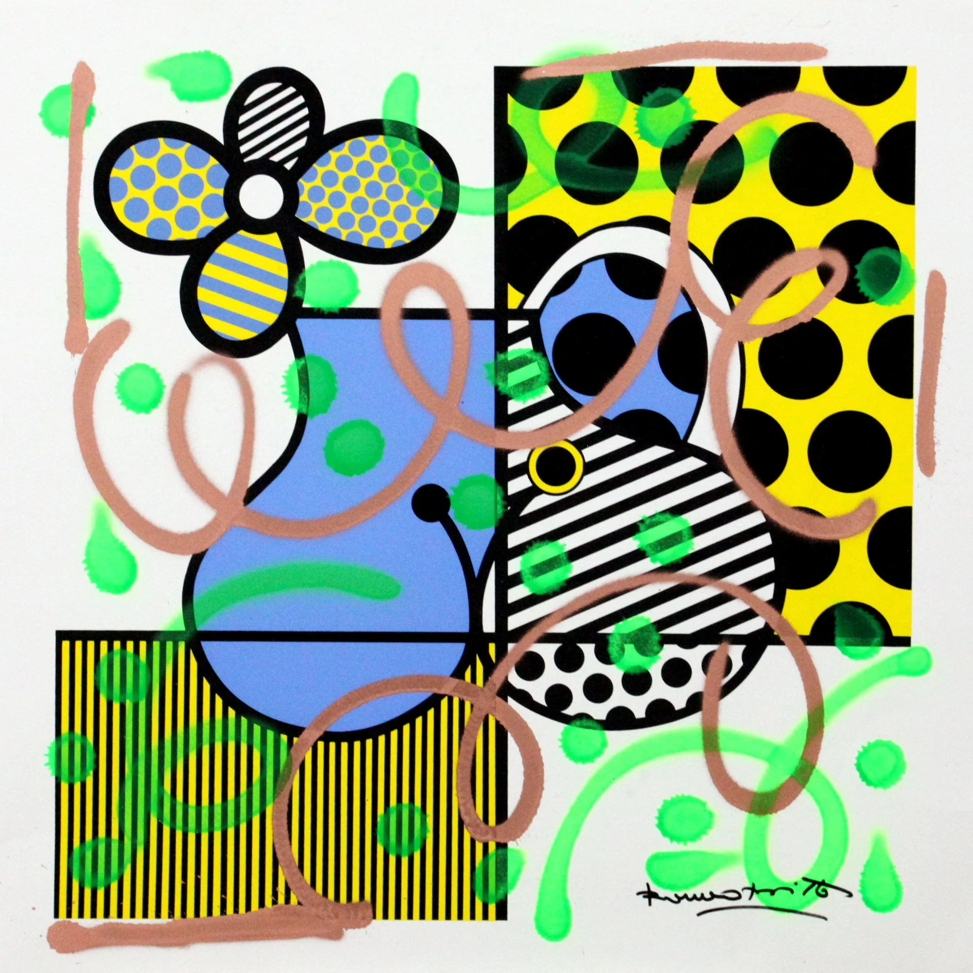 Serpentine - Mixed Media Original