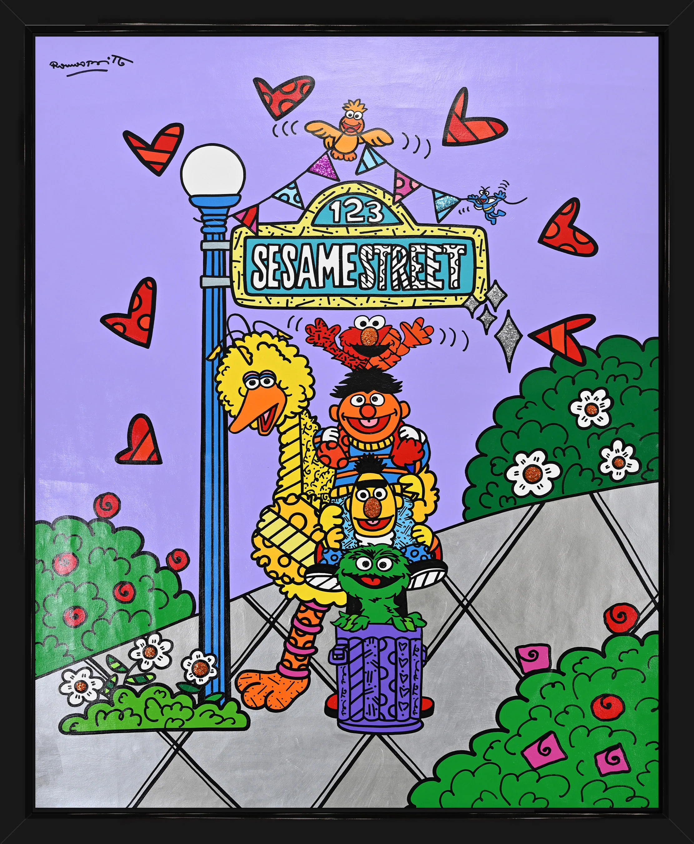 Sesame Street - Sesame Street by Britto - Original Painting - Image 2