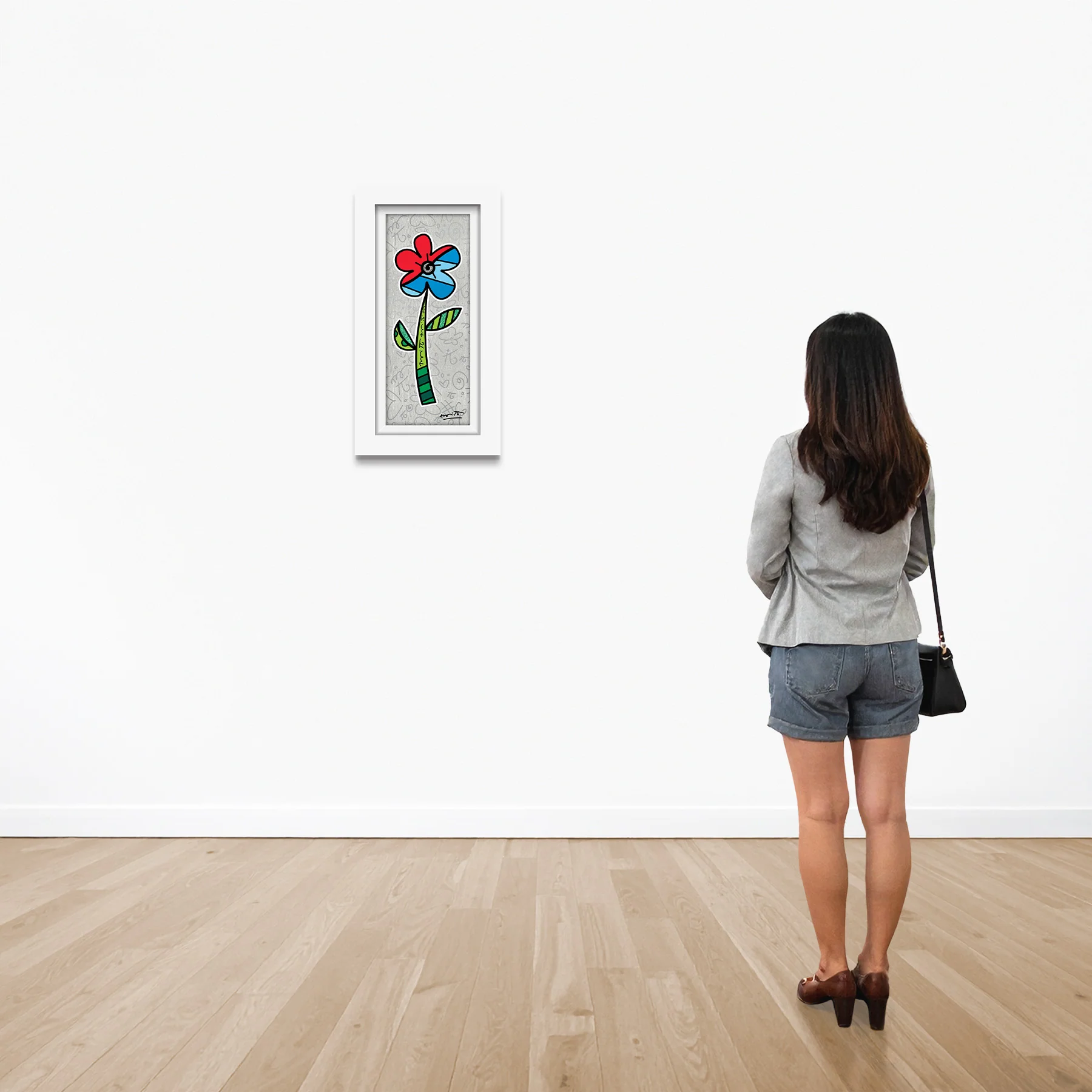 Silver Hibiscus - Limited Edition Print - Image 3